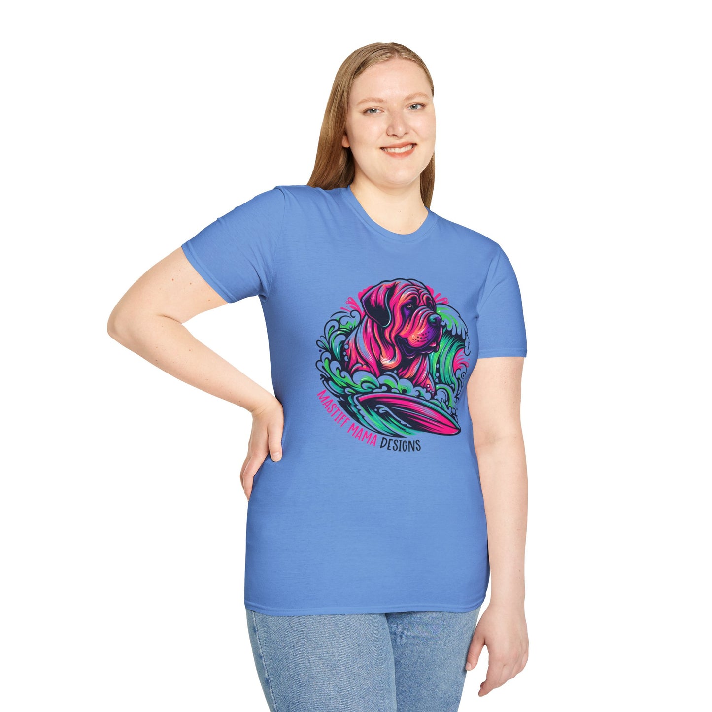 Vibrant Mastiff Mama Designs Unisex T-Shirt