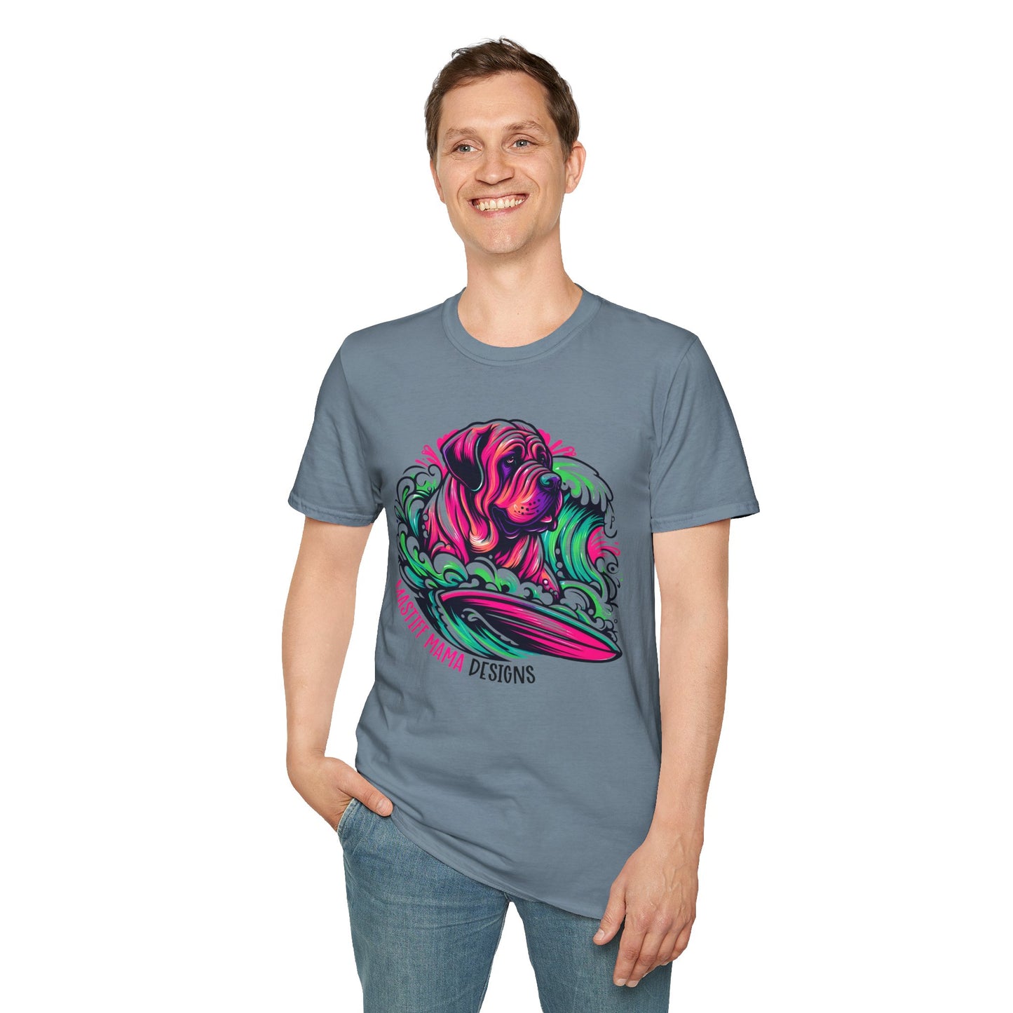 Vibrant Mastiff Mama Designs Unisex T-Shirt