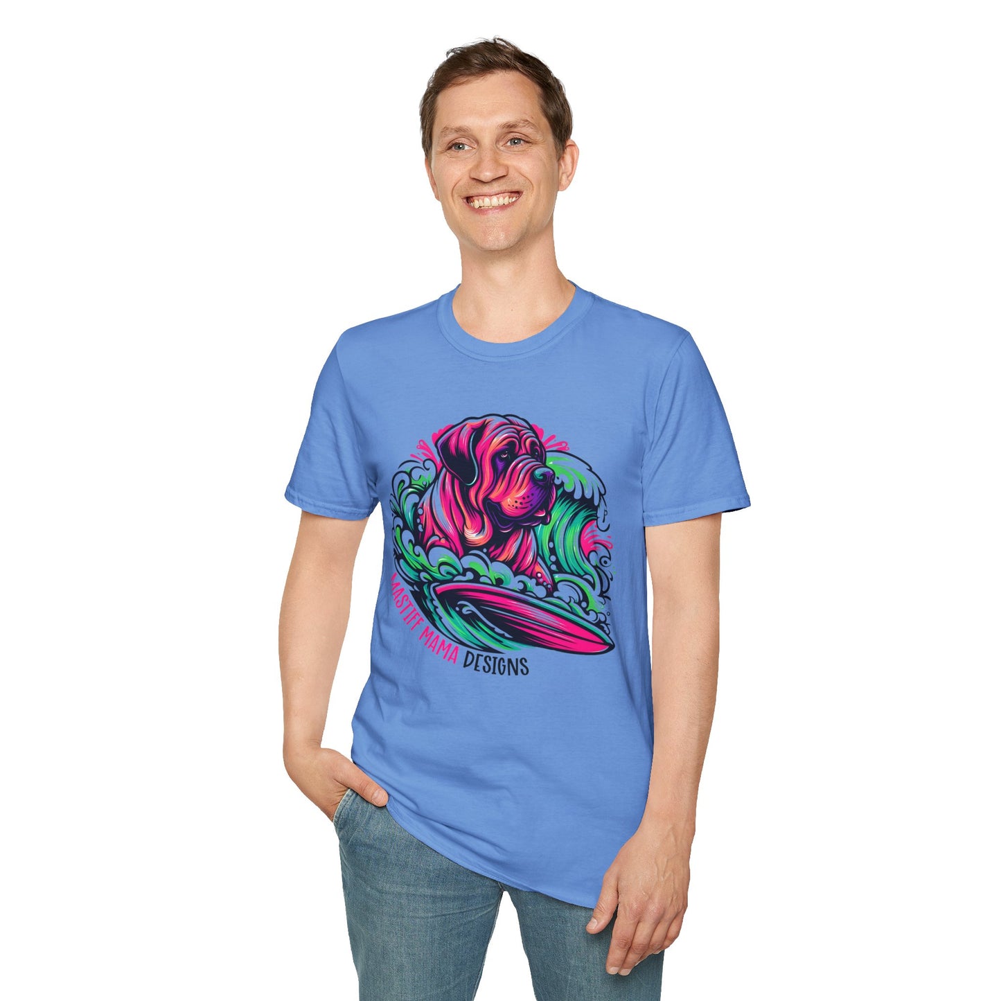 Vibrant Mastiff Mama Designs Unisex T-Shirt