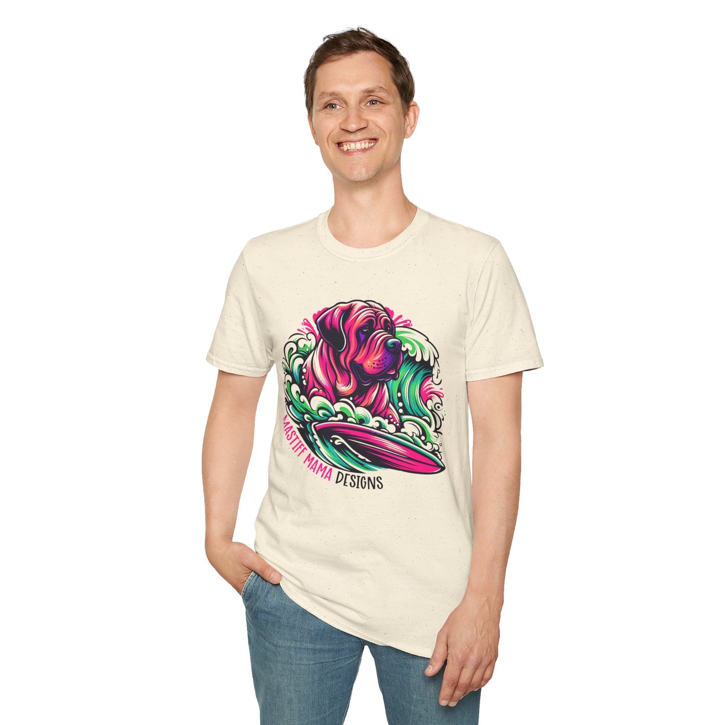 Vibrant Mastiff Mama Designs Unisex T-Shirt