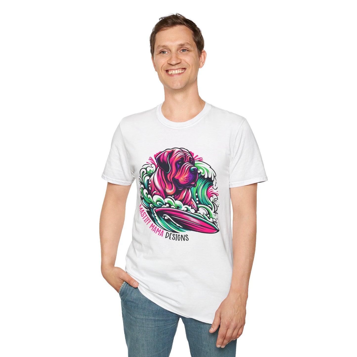 Vibrant Mastiff Mama Designs Unisex T-Shirt
