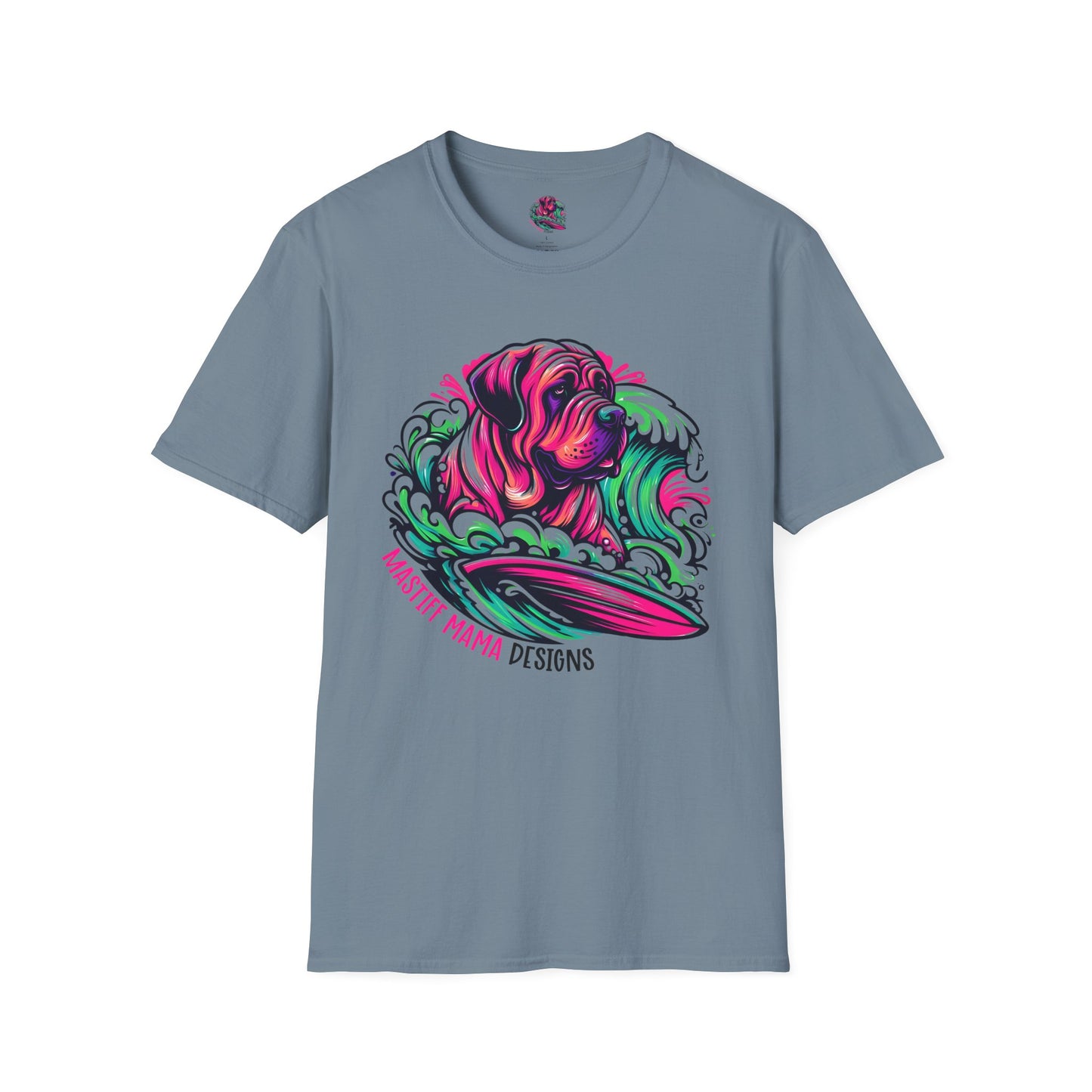 Vibrant Mastiff Mama Designs Unisex T-Shirt