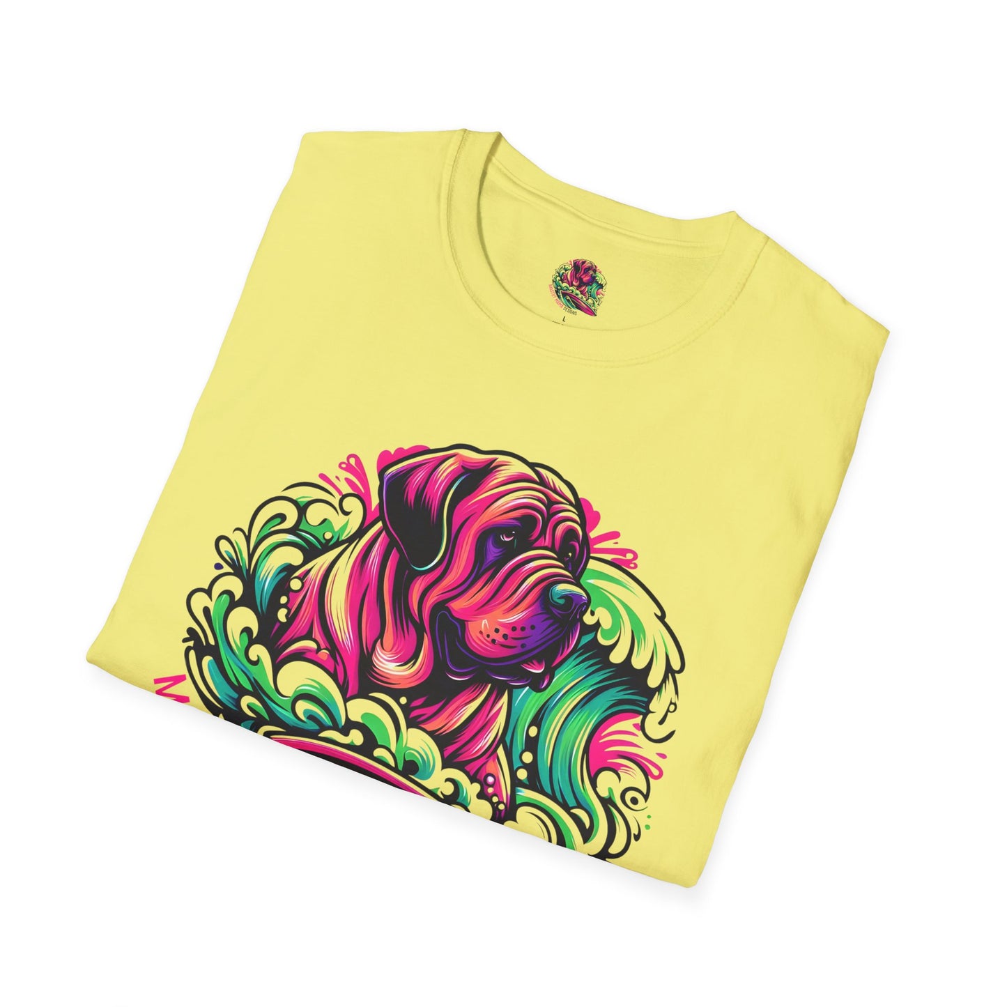 Vibrant Mastiff Mama Designs Unisex T-Shirt