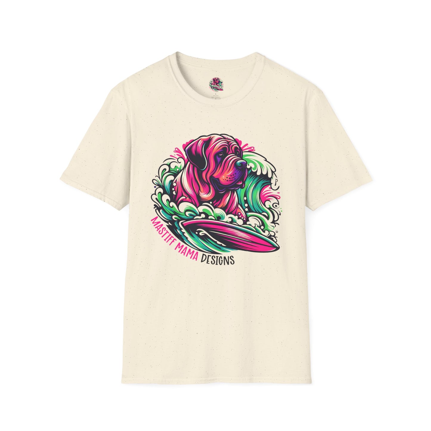 Vibrant Mastiff Mama Designs Unisex T-Shirt
