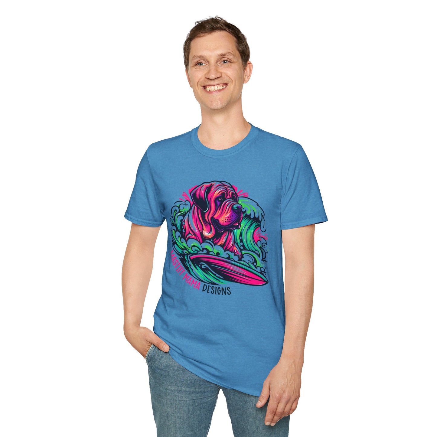 Vibrant Mastiff Mama Designs Unisex T-Shirt