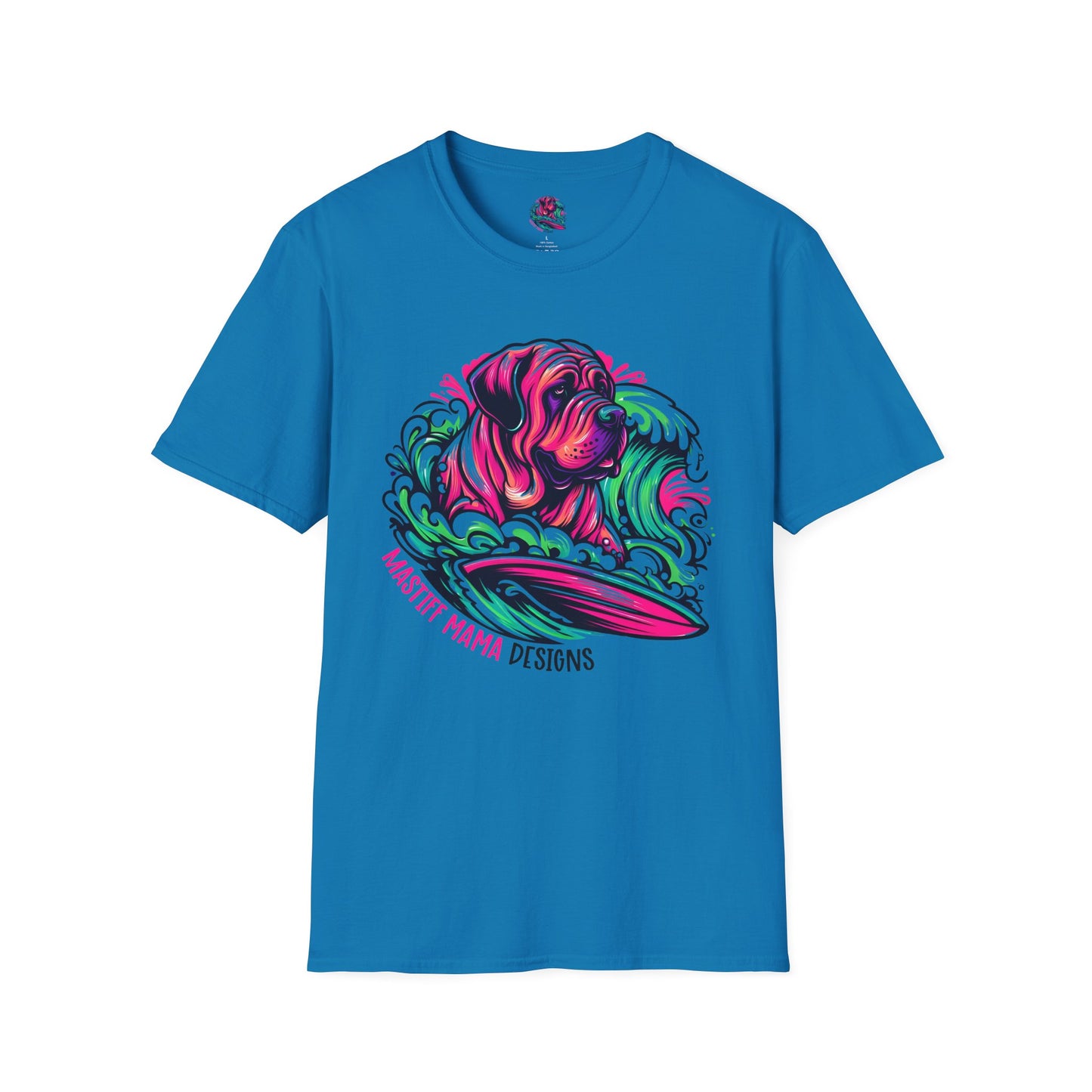 Vibrant Mastiff Mama Designs Unisex T-Shirt