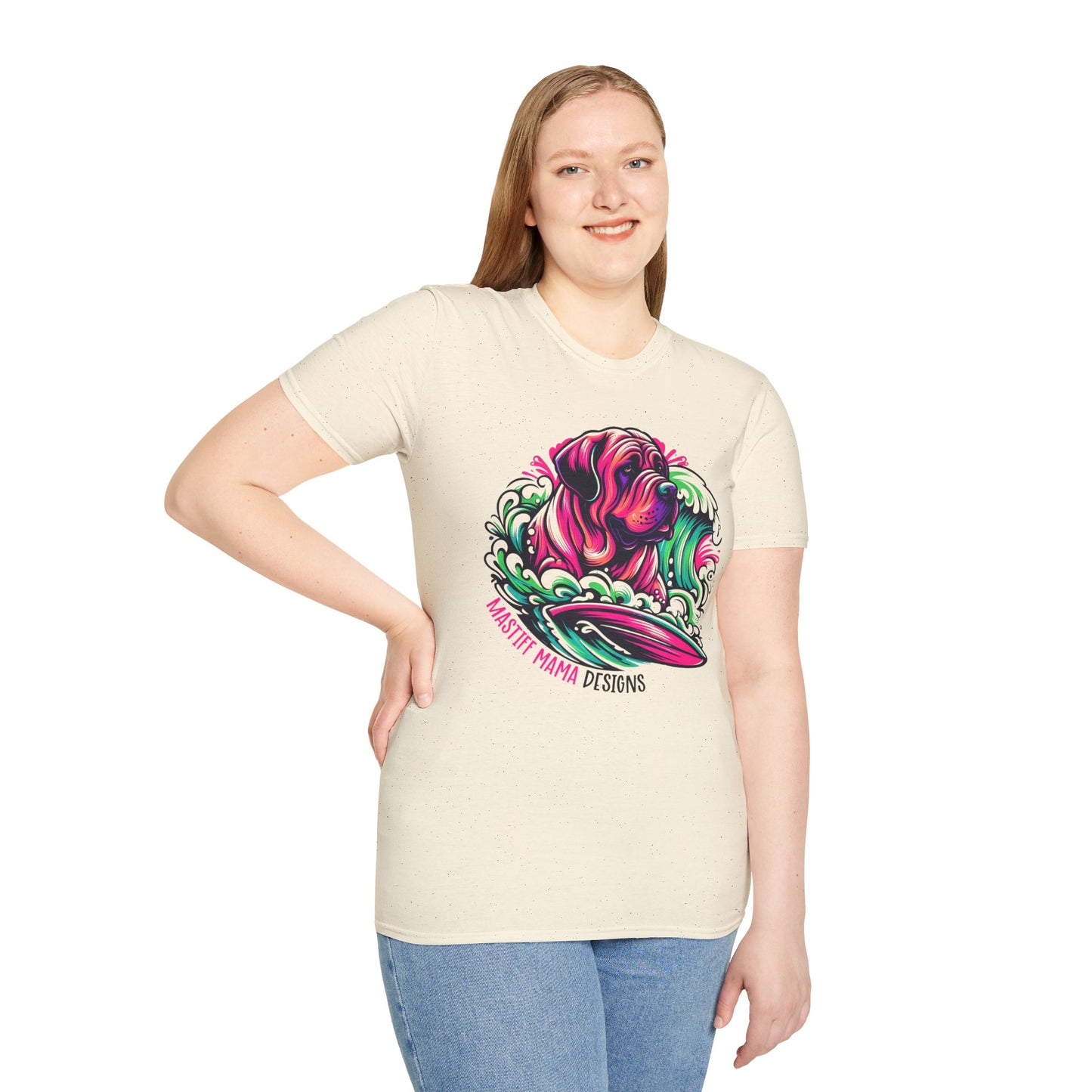 Vibrant Mastiff Mama Designs Unisex T-Shirt