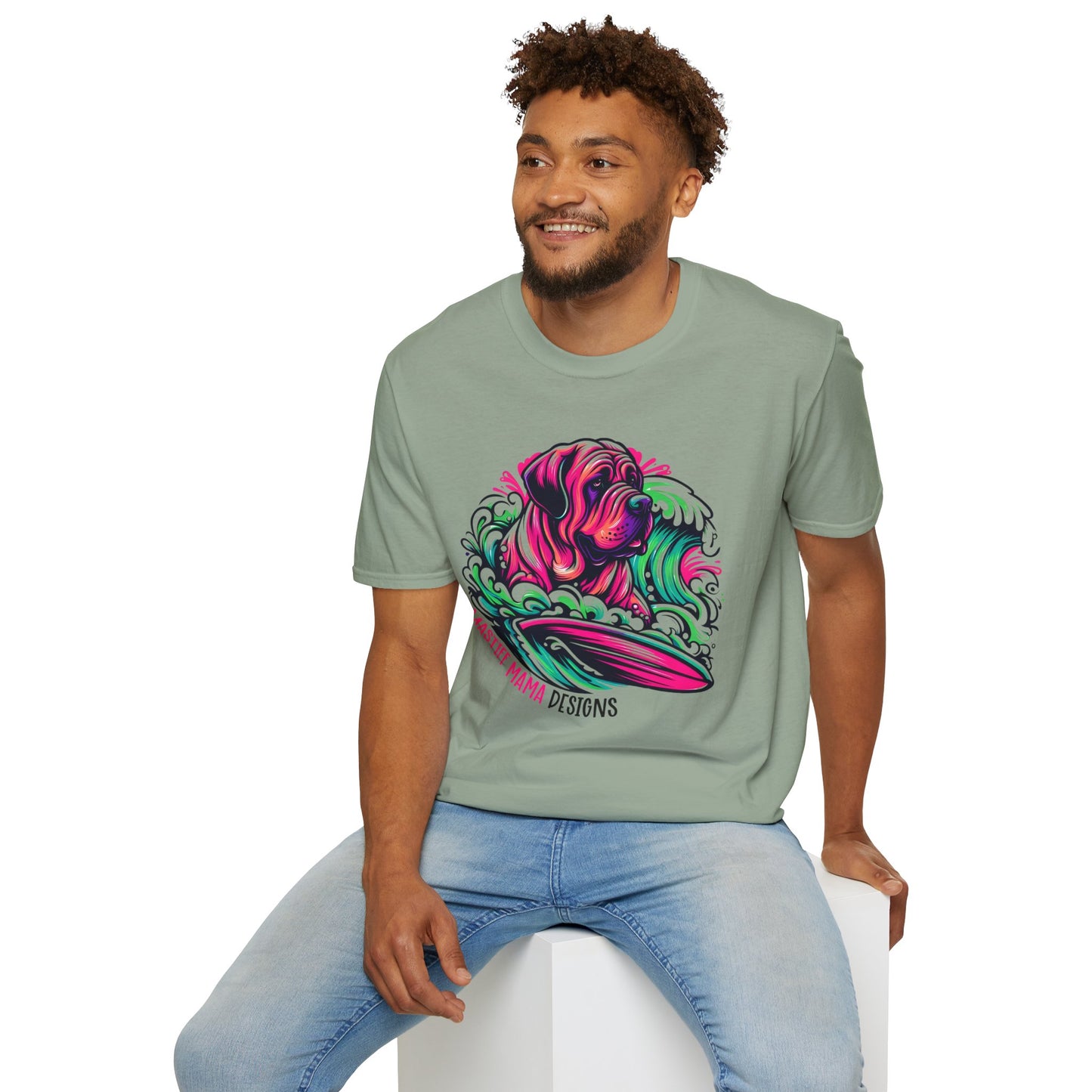 Vibrant Mastiff Mama Designs Unisex T-Shirt