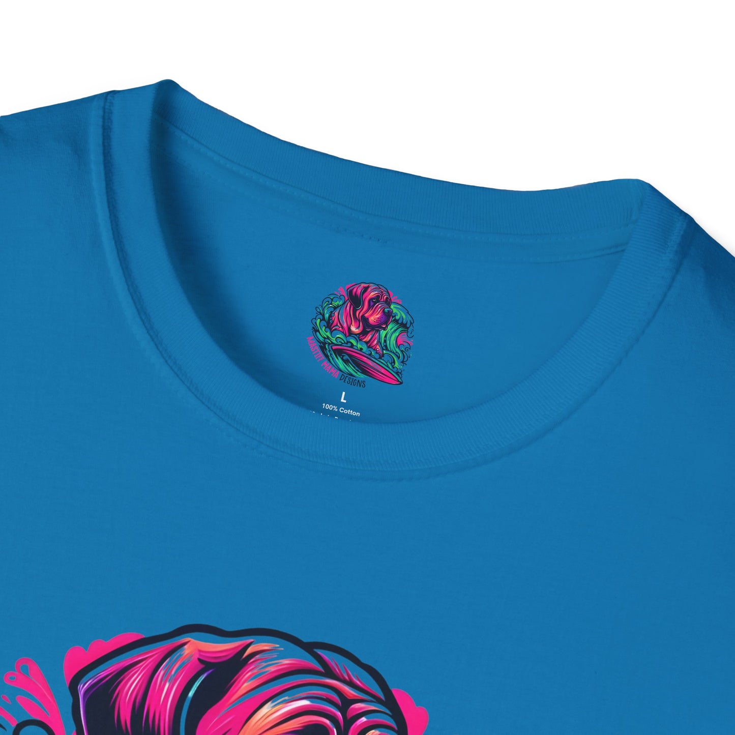 Vibrant Mastiff Mama Designs Unisex T-Shirt