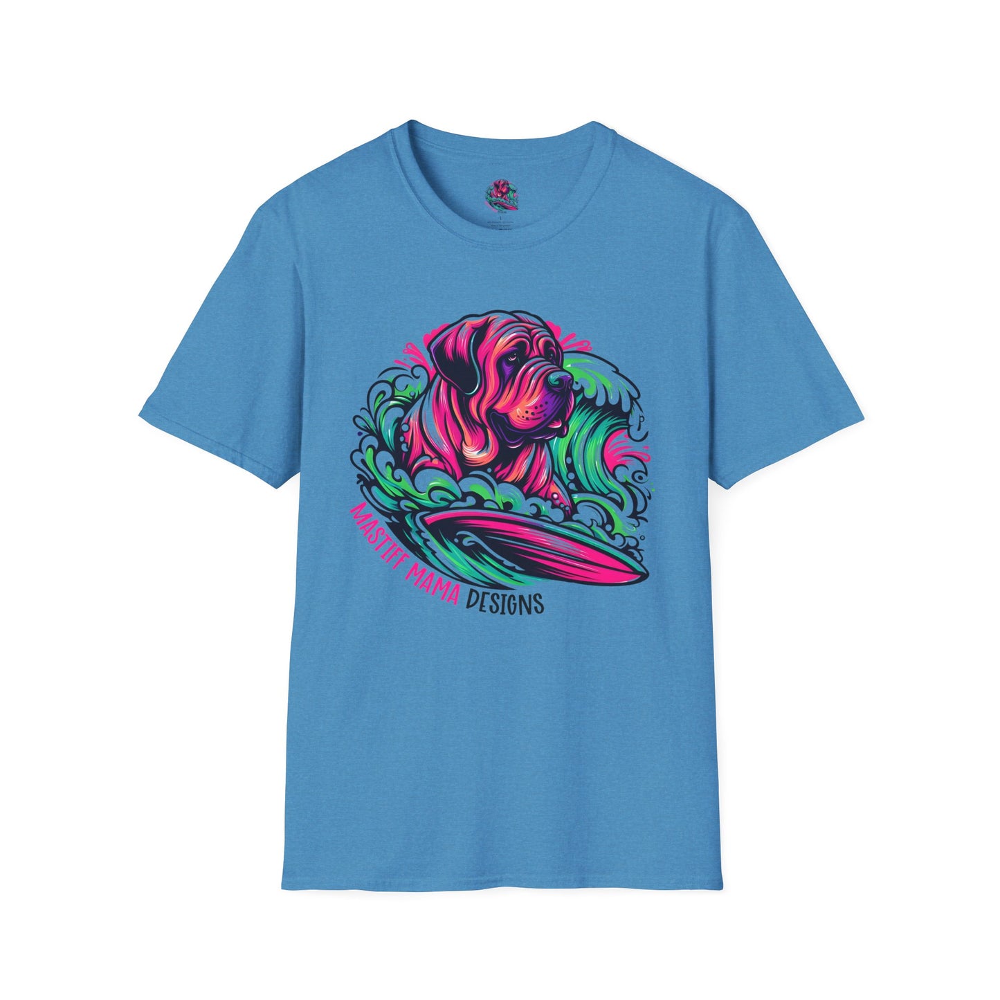 Vibrant Mastiff Mama Designs Unisex T-Shirt