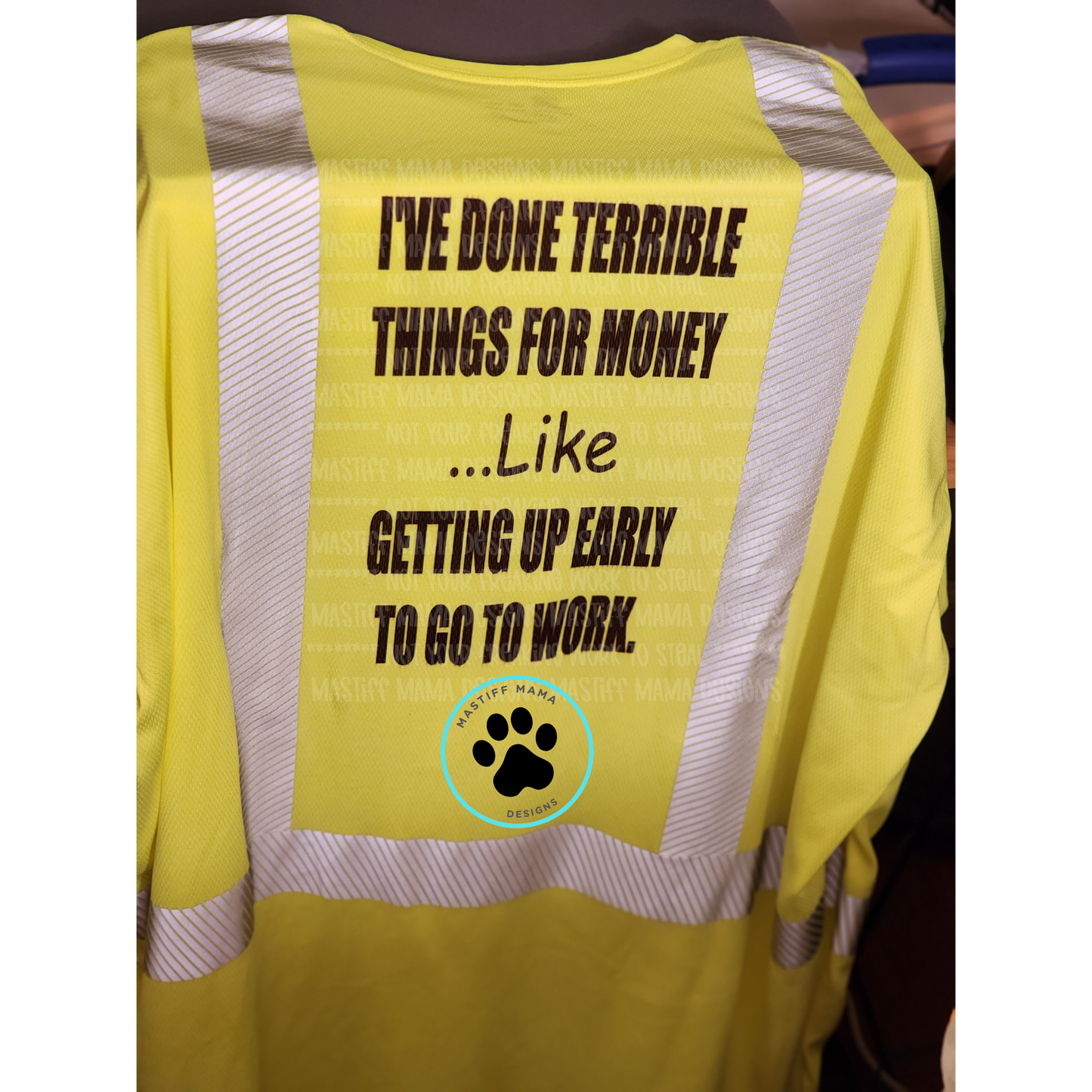 Custom Carhartt Work Shirts - Force High-Visibility Long Sleeve Class 3 Shirt Blue Collar - 7 Designs