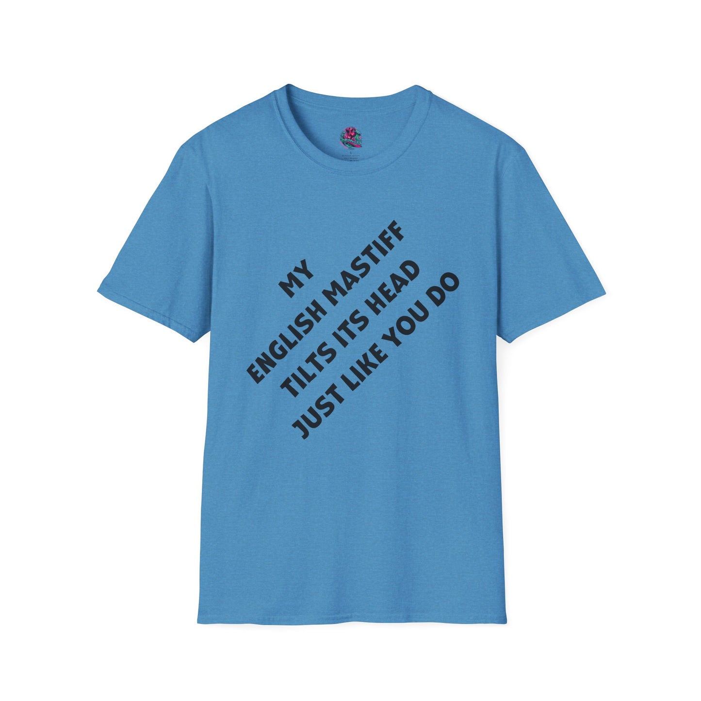 Funny English Mastiff Lover's Head Tilt Unisex T-Shirt