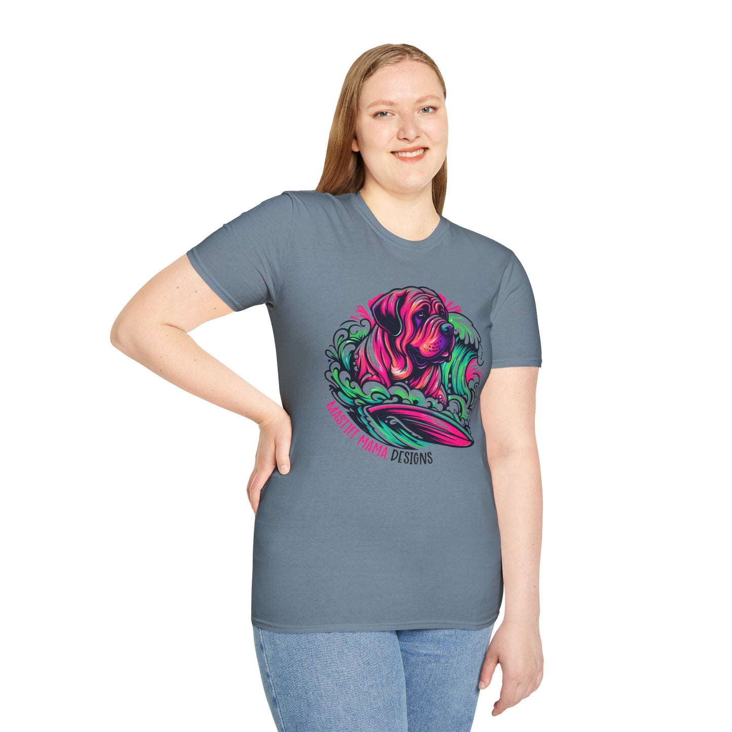 Vibrant Mastiff Mama Designs Unisex T-Shirt