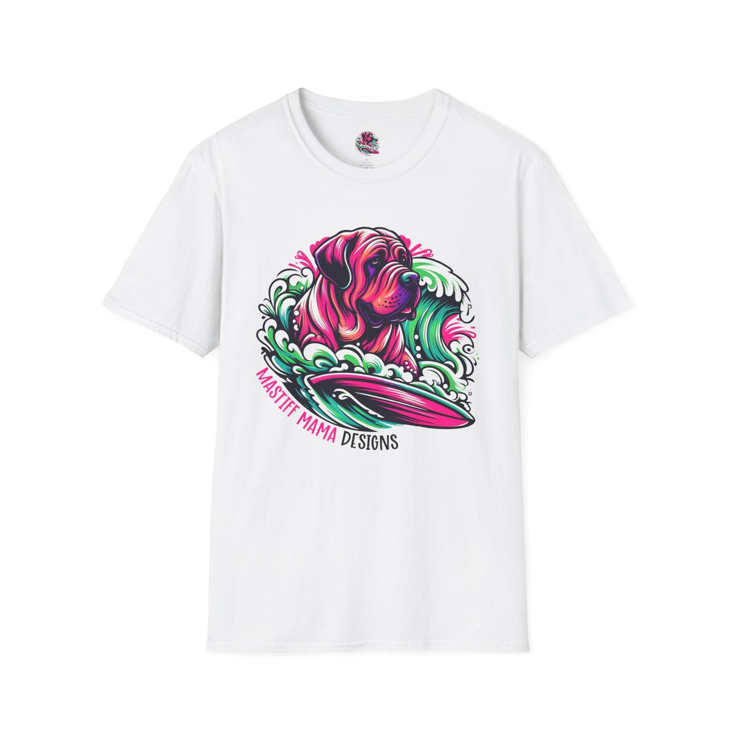 Vibrant Mastiff Mama Designs Unisex T-Shirt