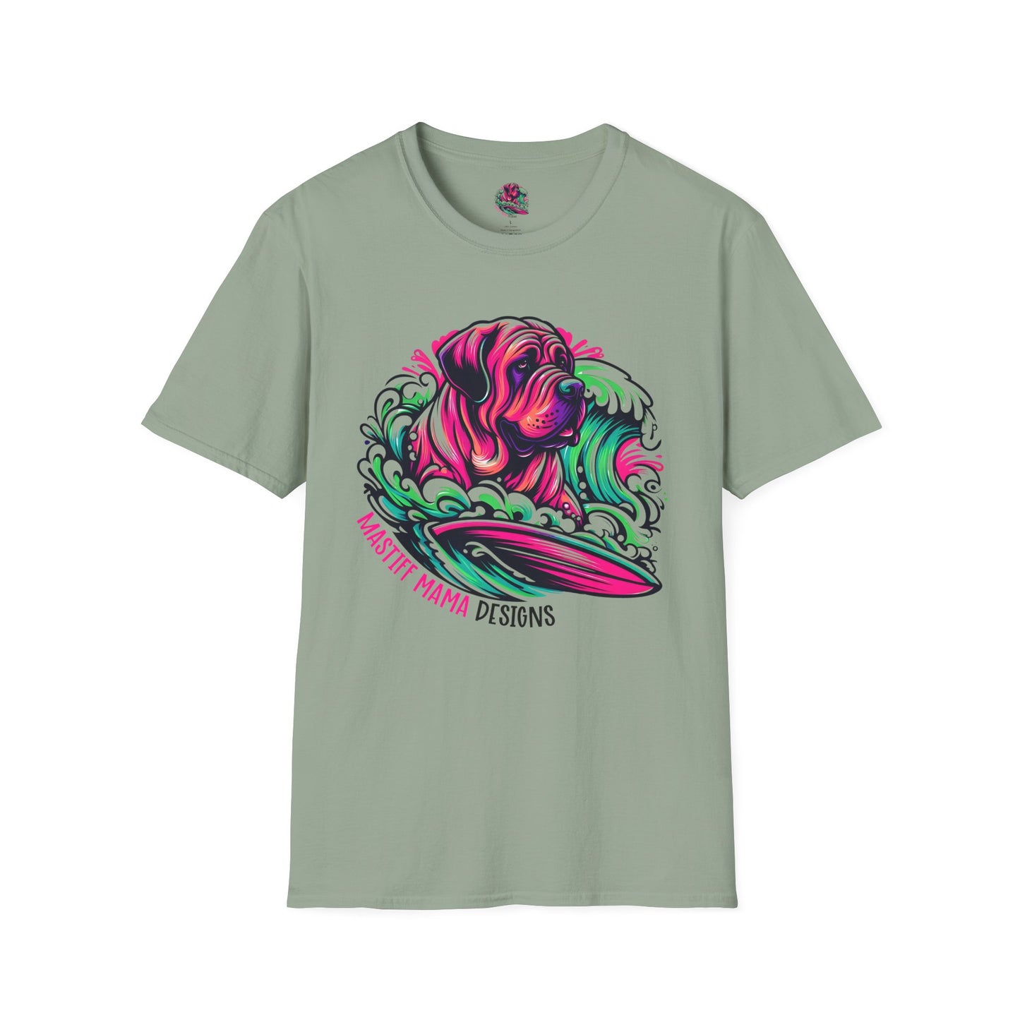 Vibrant Mastiff Mama Designs Unisex T-Shirt