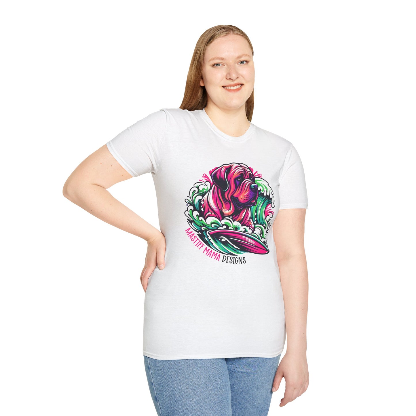 Vibrant Mastiff Mama Designs Unisex T-Shirt