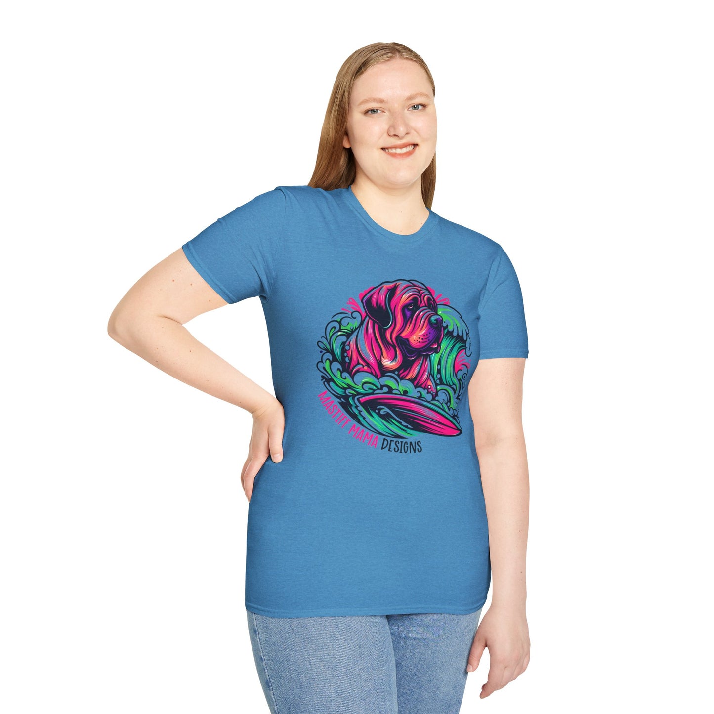 Vibrant Mastiff Mama Designs Unisex T-Shirt