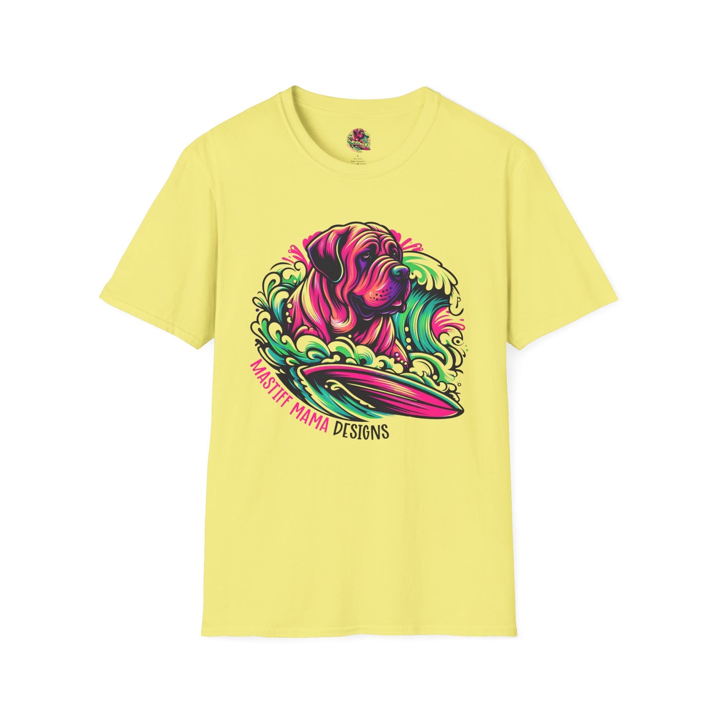 Vibrant Mastiff Mama Designs Unisex T-Shirt