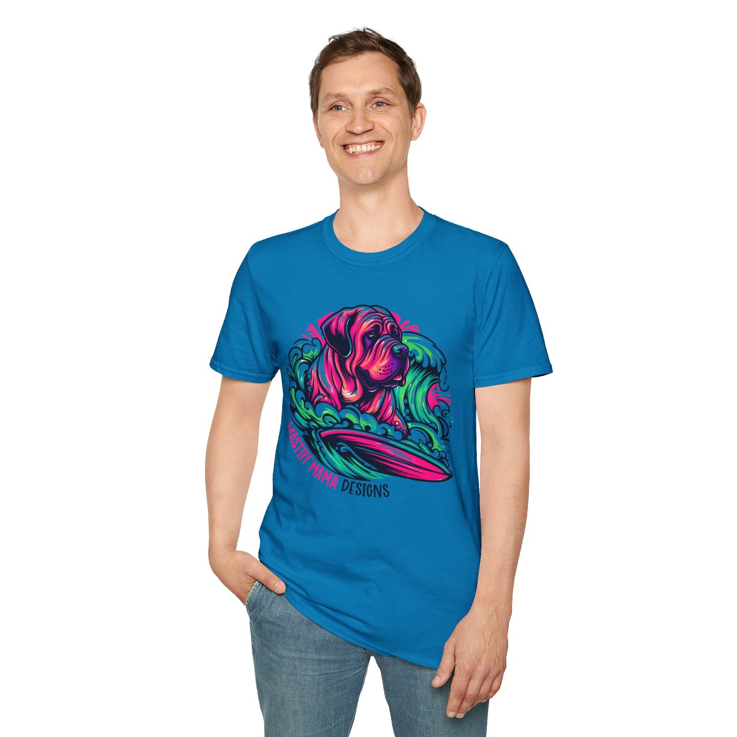 Vibrant Mastiff Mama Designs Unisex T-Shirt