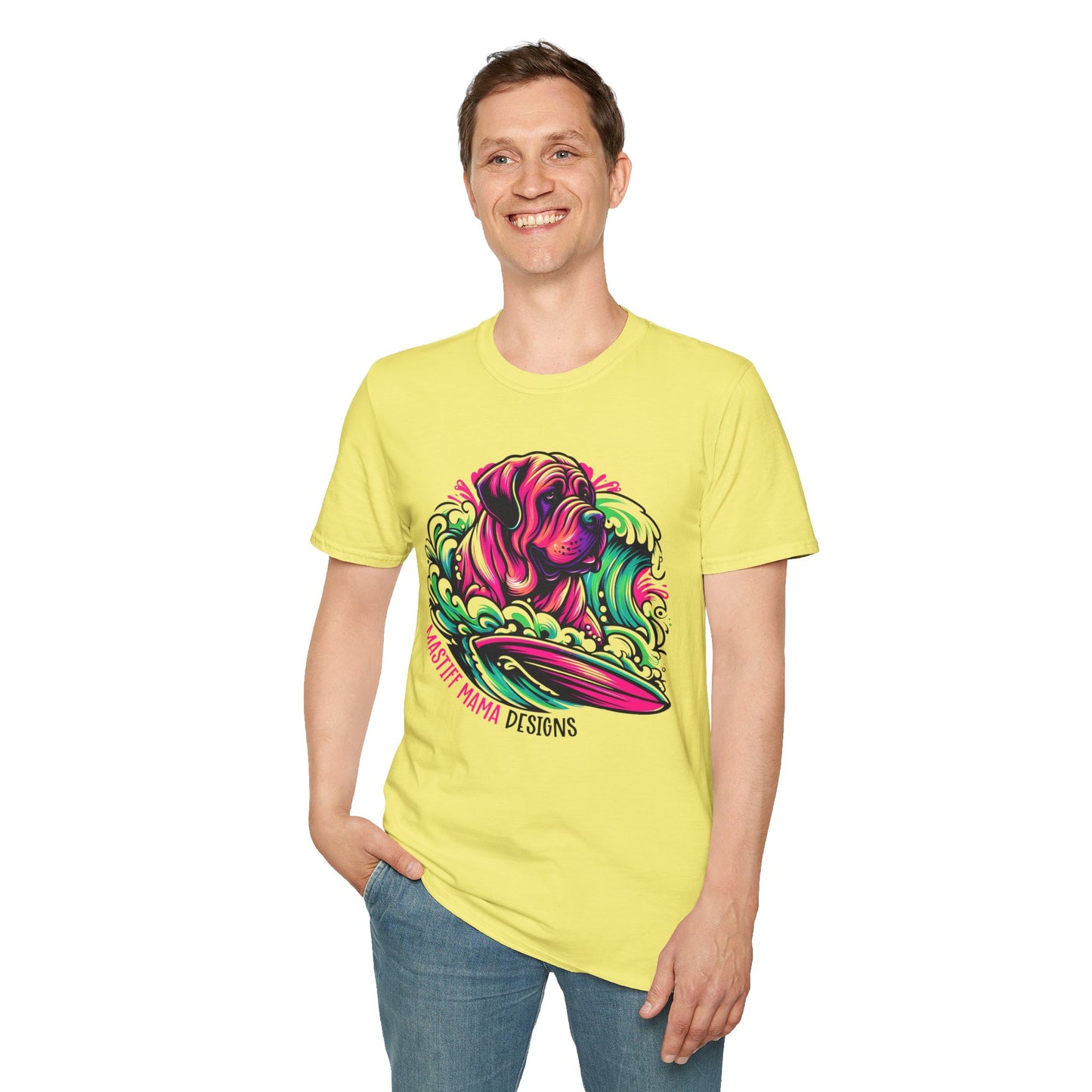 Vibrant Mastiff Mama Designs Unisex T-Shirt