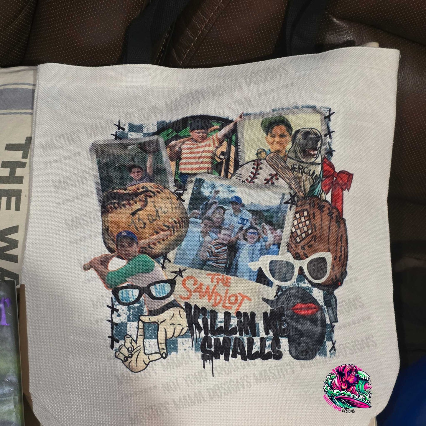 English Mastiff Baseball Movie Tote Bag