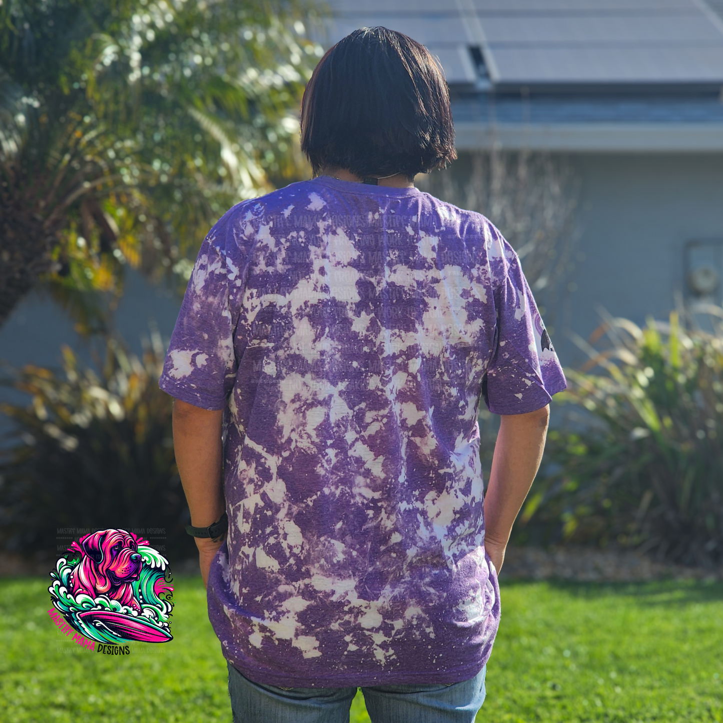 Batty For An Iced Coffee Bleached Unisex Short Sleeve Shirt with or w/o Bat Bleaching Stencil