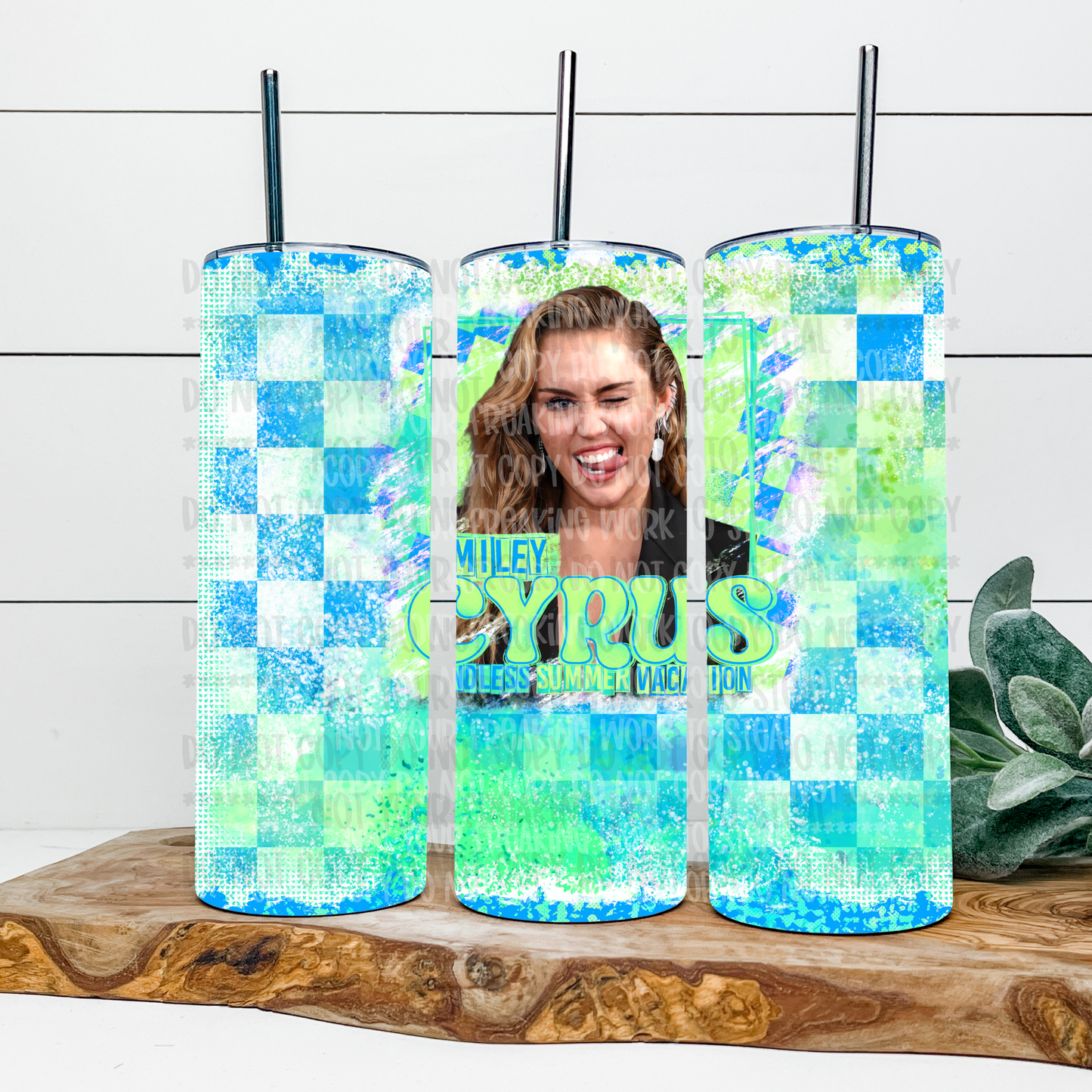 MC Endless Summer Vacation 20 oz Skinny Tumbler - 2 Design Color Options Limited Availability