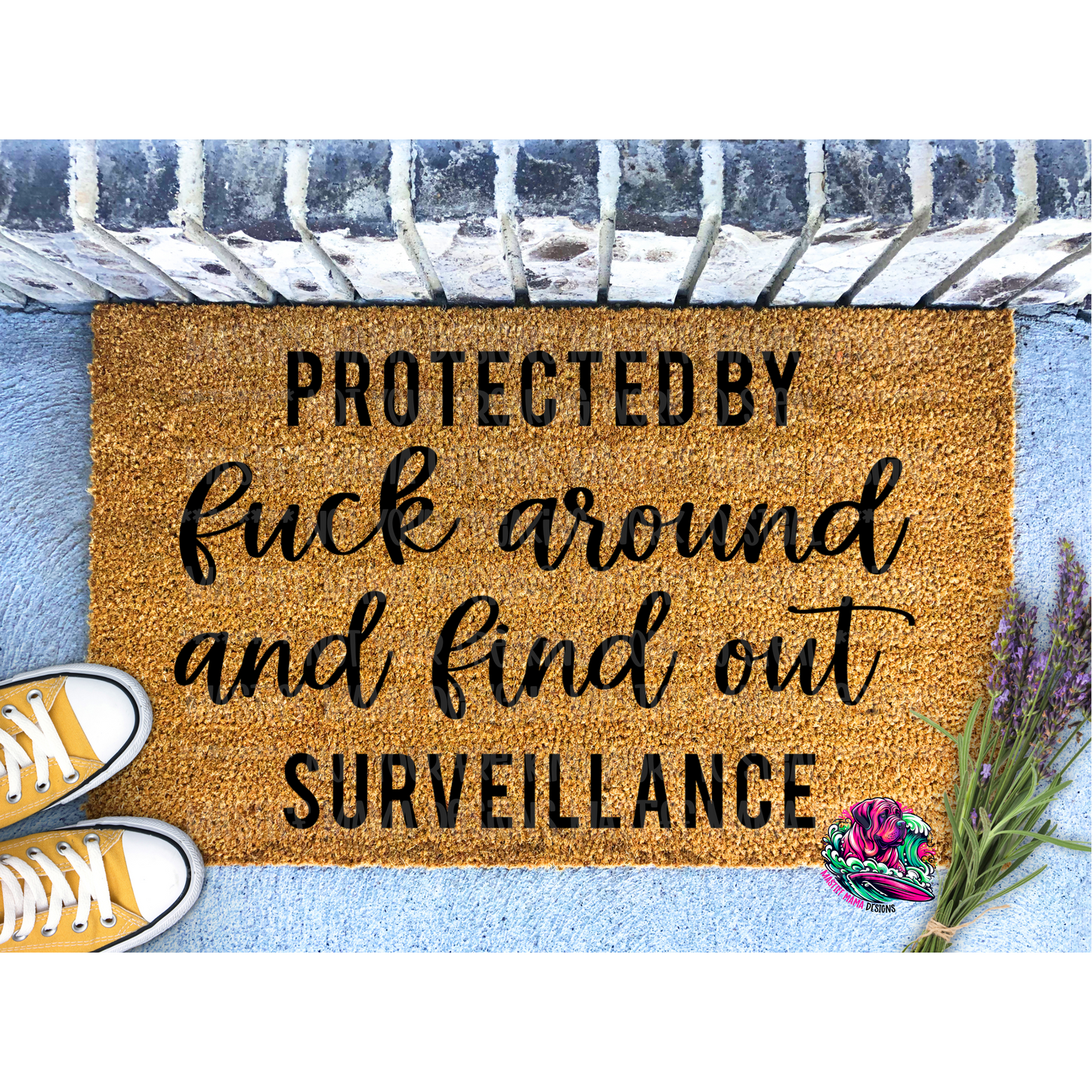 Protected By FAFO Surveillance Doormat