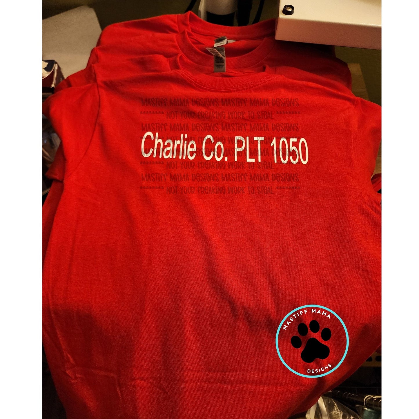 Custom Listing for Sherry O. ONLY - 4 custom front & back U.S. Marine shirts