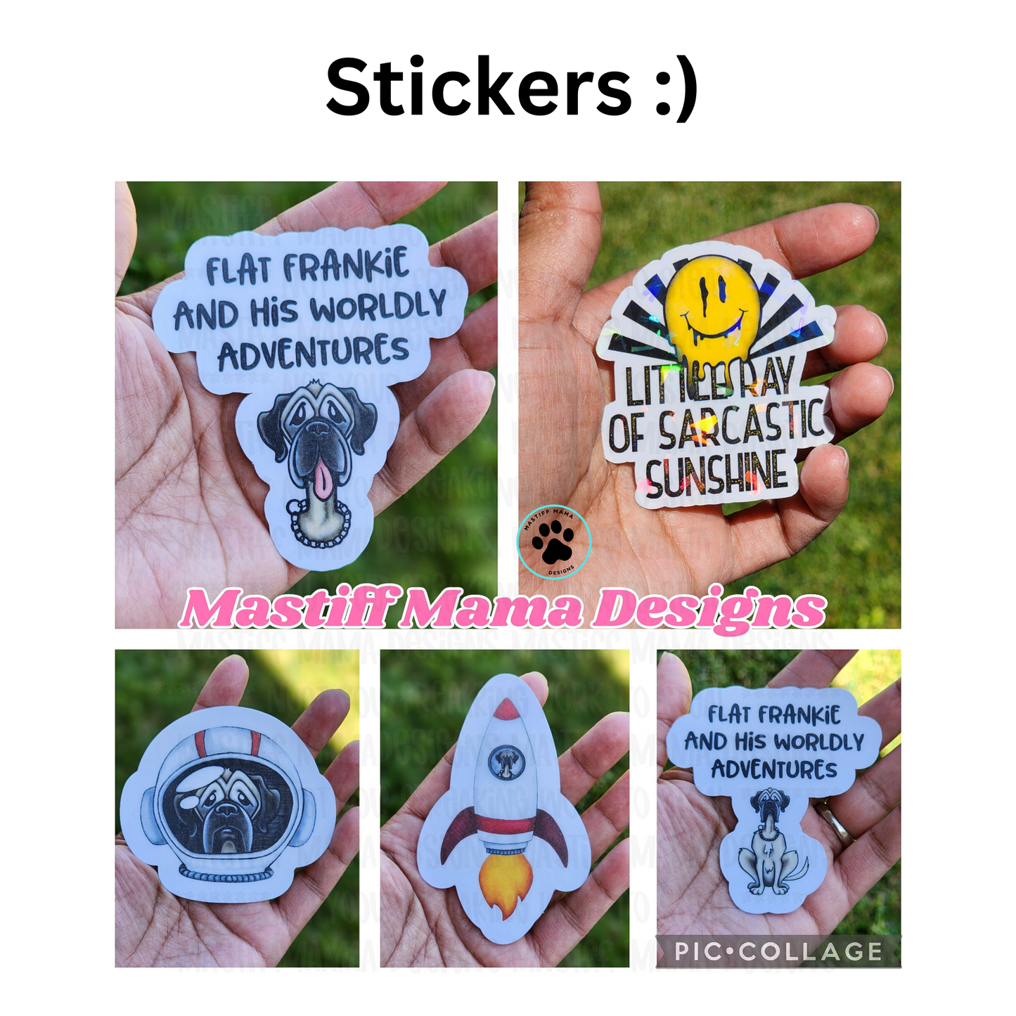 Flat Frankie And His Worldly Adventure Designs - 4 Pack one of each Flat Frankie Design only - ONLY for Joelle K.