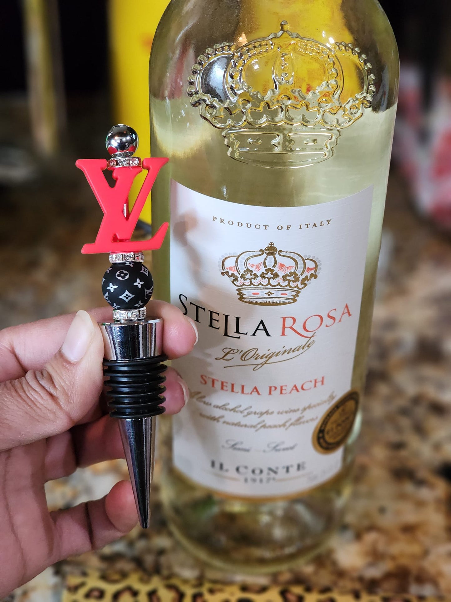 Custom Made Wine Stoppers- ONLY 1 of each AVAILABLE - writing pen has its own listing