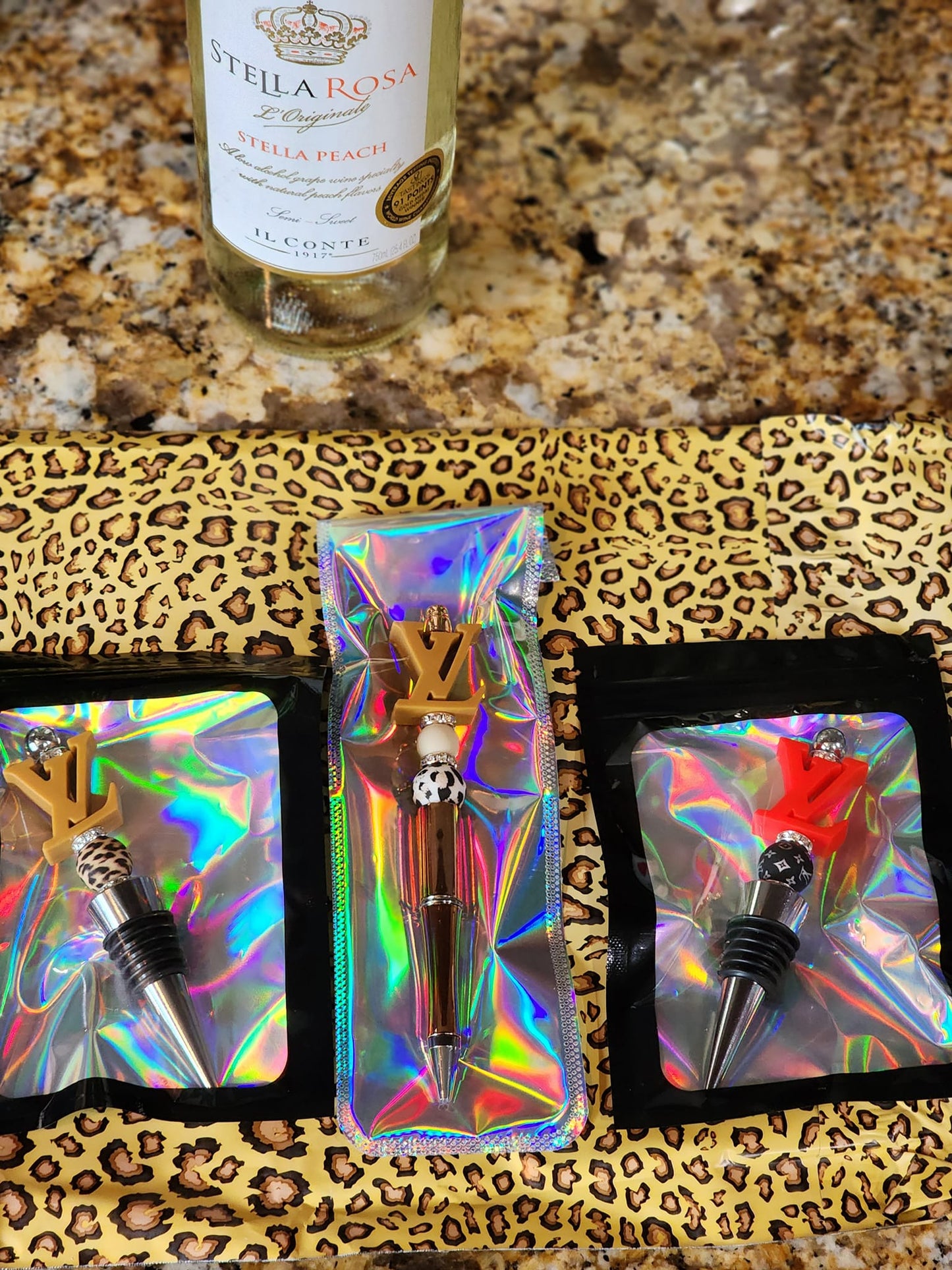 Custom Made LV Beaded Writing Pen ONLY - 1 AVAILABLE