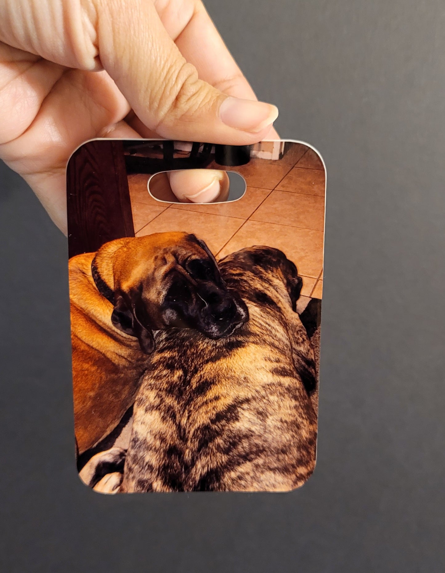 Custom Photo Luggage Tag
