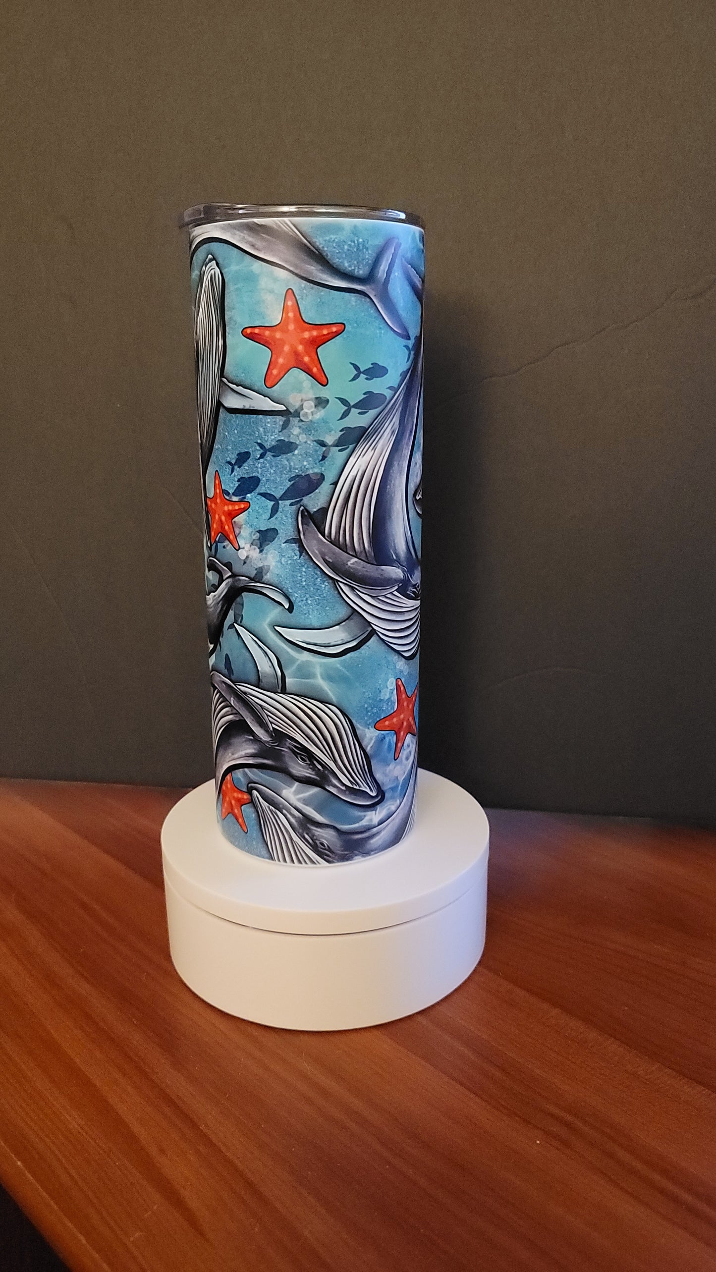 Humpback Whale Ocean 20 Oz Skinny Tumbler