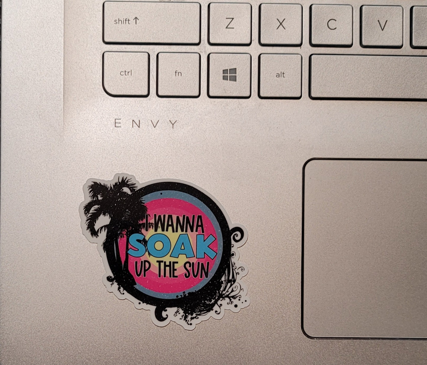 I Wanna Soak Up The Sun Sticker