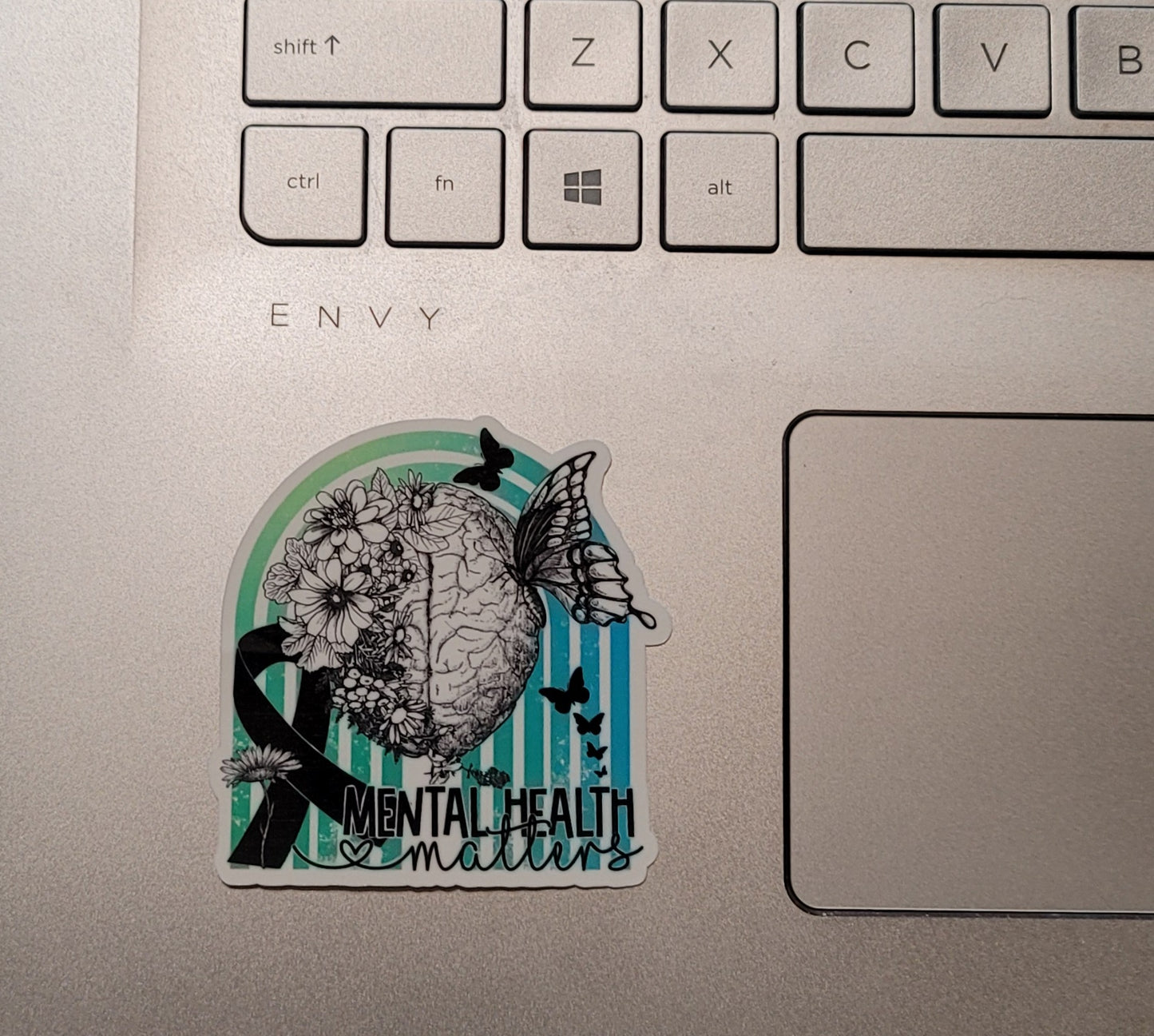 Mental Health Matters Rainbow Sticker