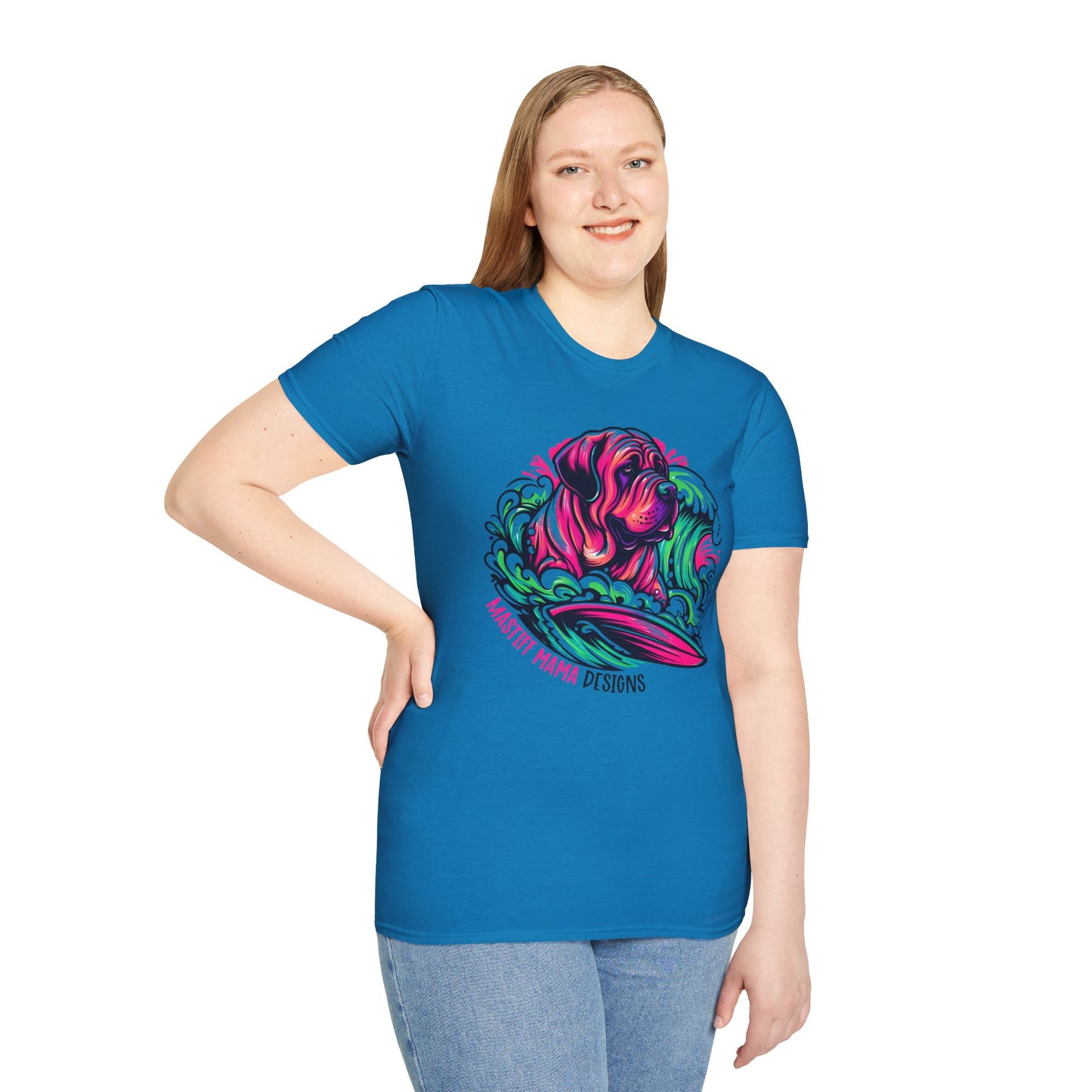 Vibrant Mastiff Mama Designs Unisex T-Shirt