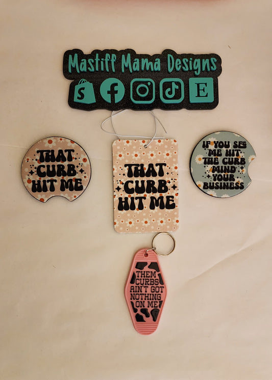Them Curbs Ain't Got Nothing On Me Motel Keychain or Curb Bundle - Limited Quantities