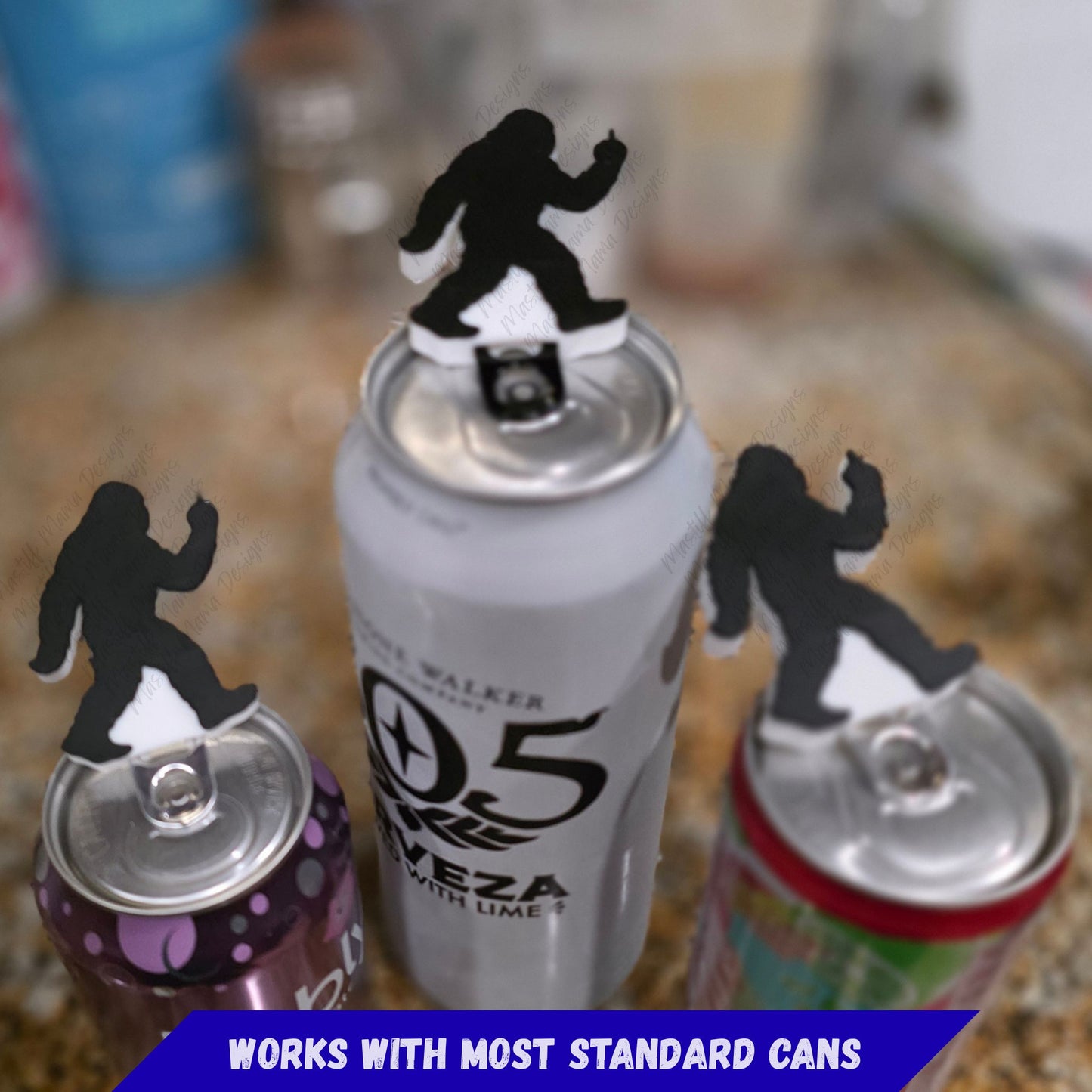 Bigfoot Can Tab Opener – FAFO Drink Tab Lifter - 3D Printed