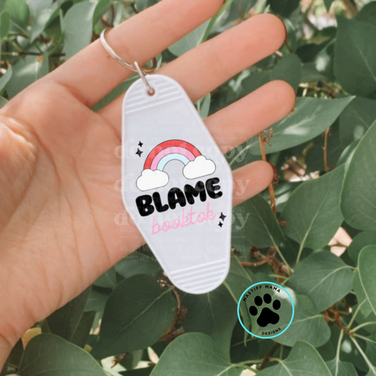 Blame Booktok Motel Keychain - Limited Quantities