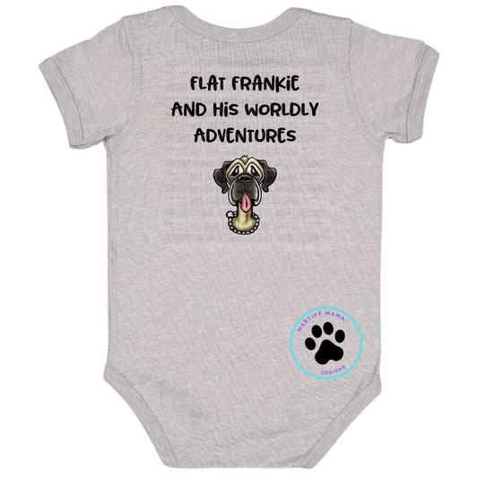 Flat Frankie And His Worldly Adventures Unisex Infant Bodysuit - 2 Color Options Full Color