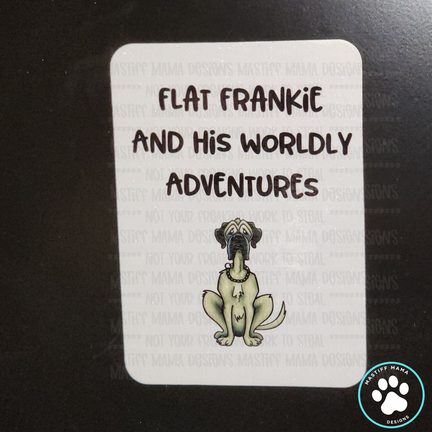 Flat Frankie And His Worldly Adventures Magnet