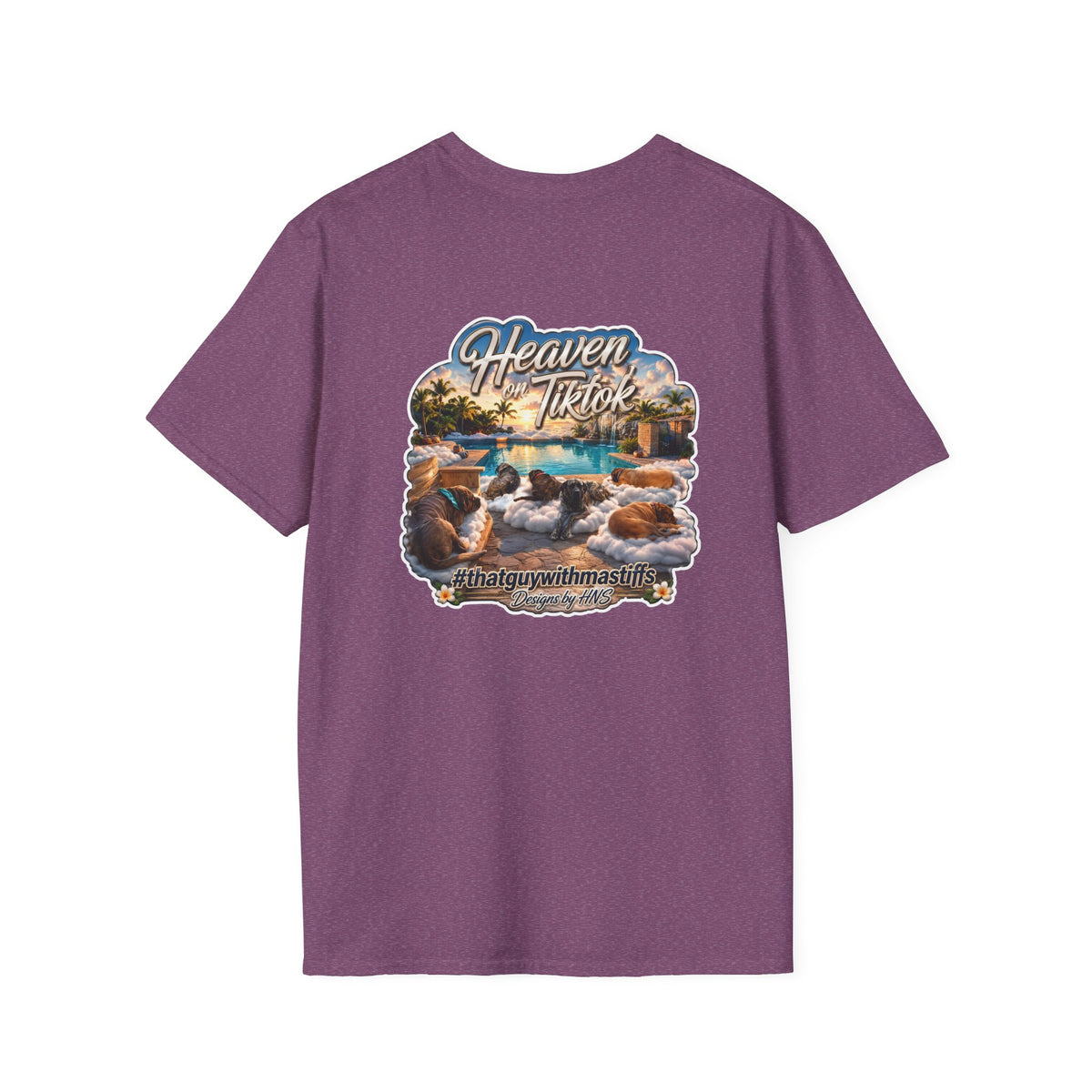 Heaven On TikTok Poolside Crew Unisex Tee – Official That Guy With Mastiffs Merch