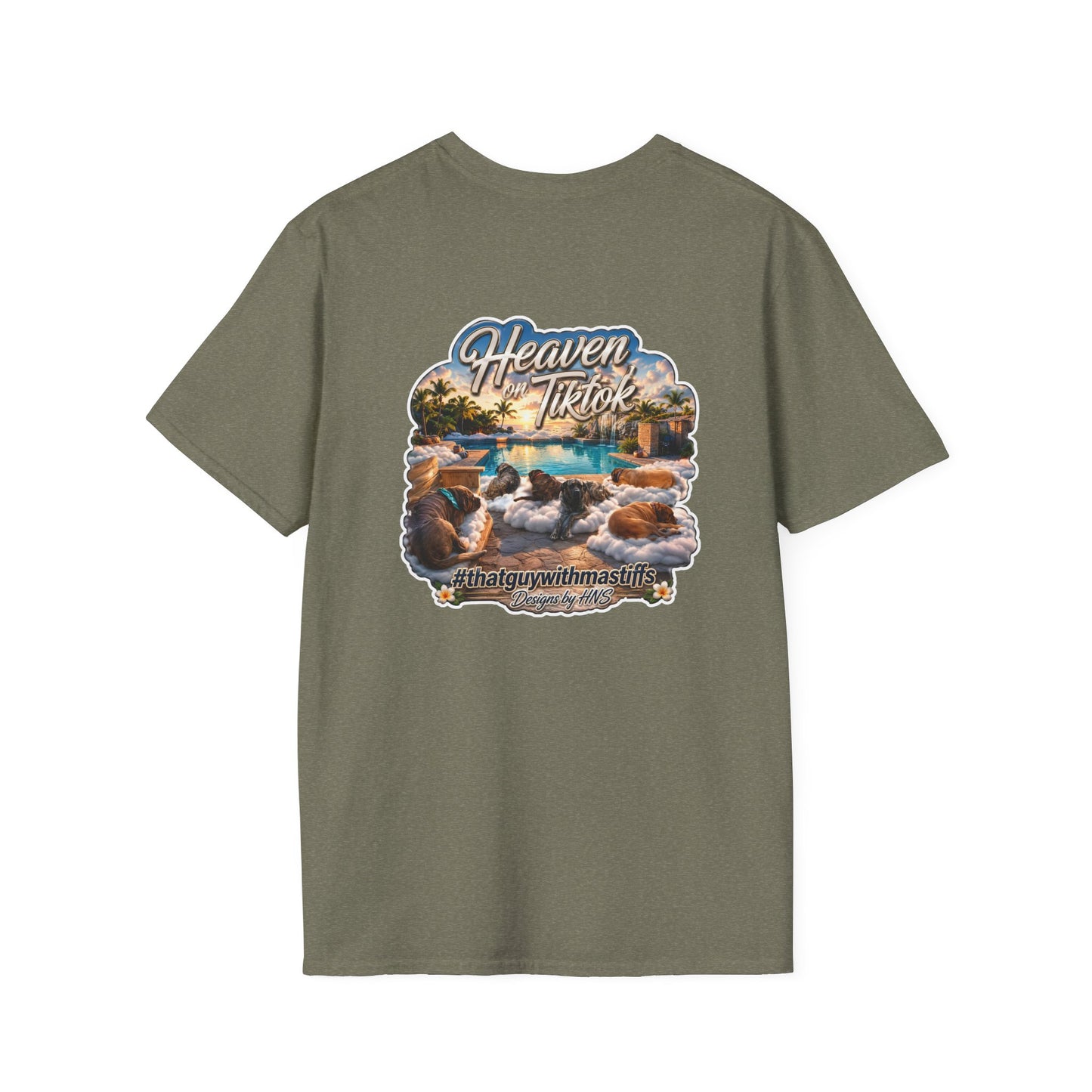 Heaven On TikTok Poolside Crew Unisex Tee – Official That Guy With Mastiffs Merch