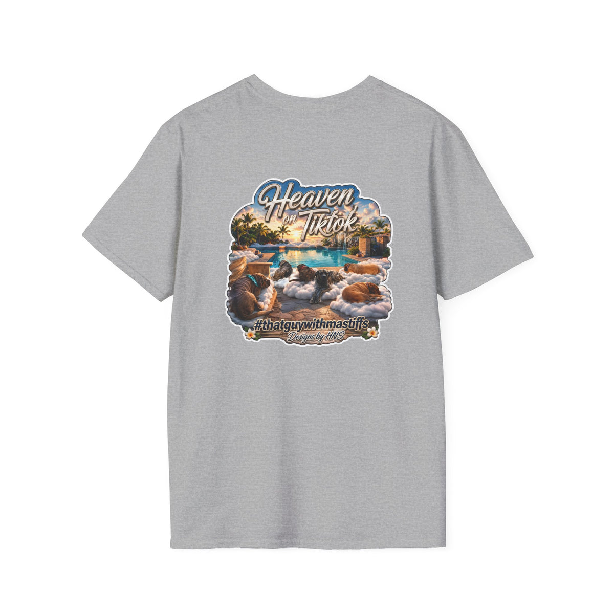 Heaven On TikTok Poolside Crew Unisex Tee – Official That Guy With Mastiffs Merch