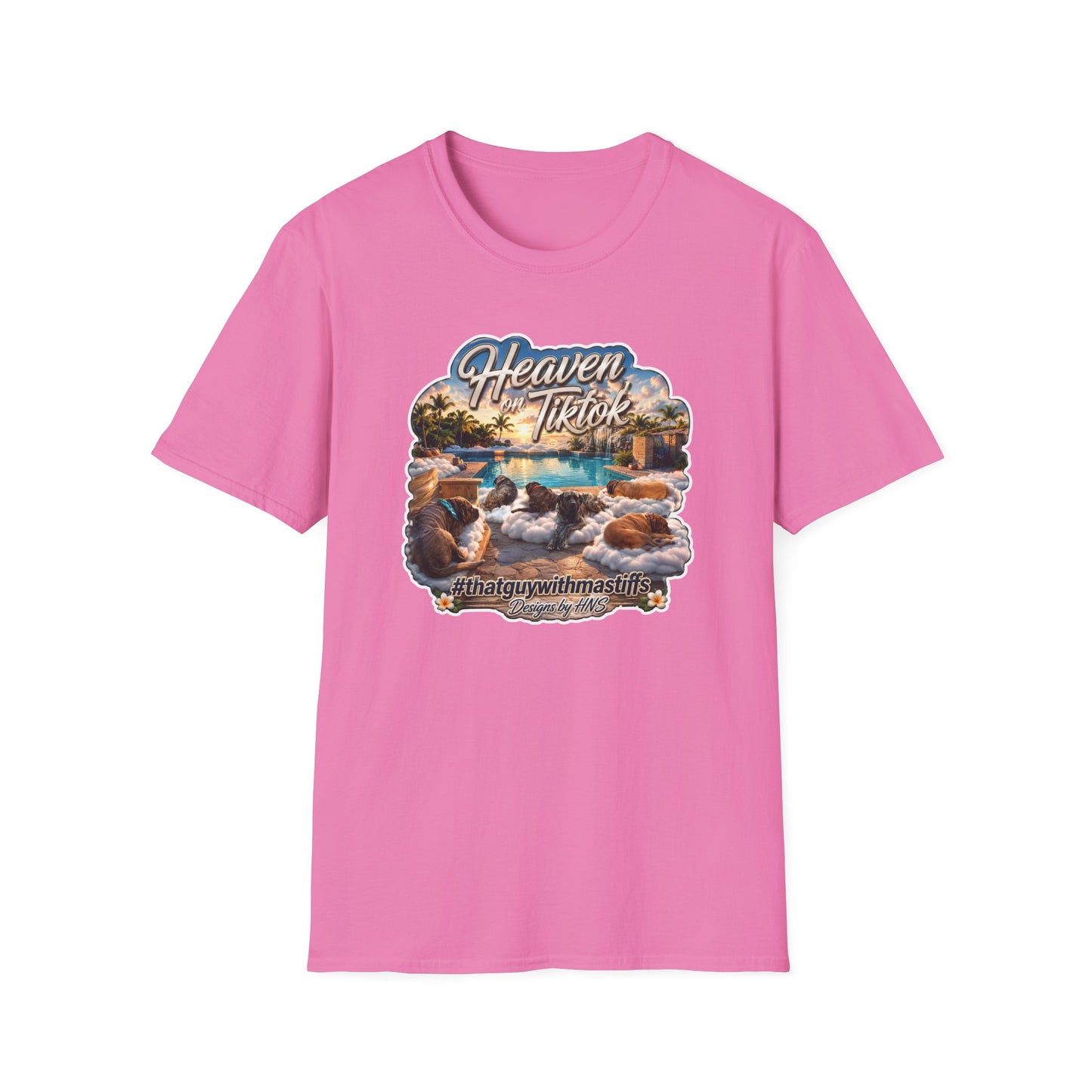 Heaven On TikTok Poolside Crew Unisex Tee – Official That Guy With Mastiffs Merch