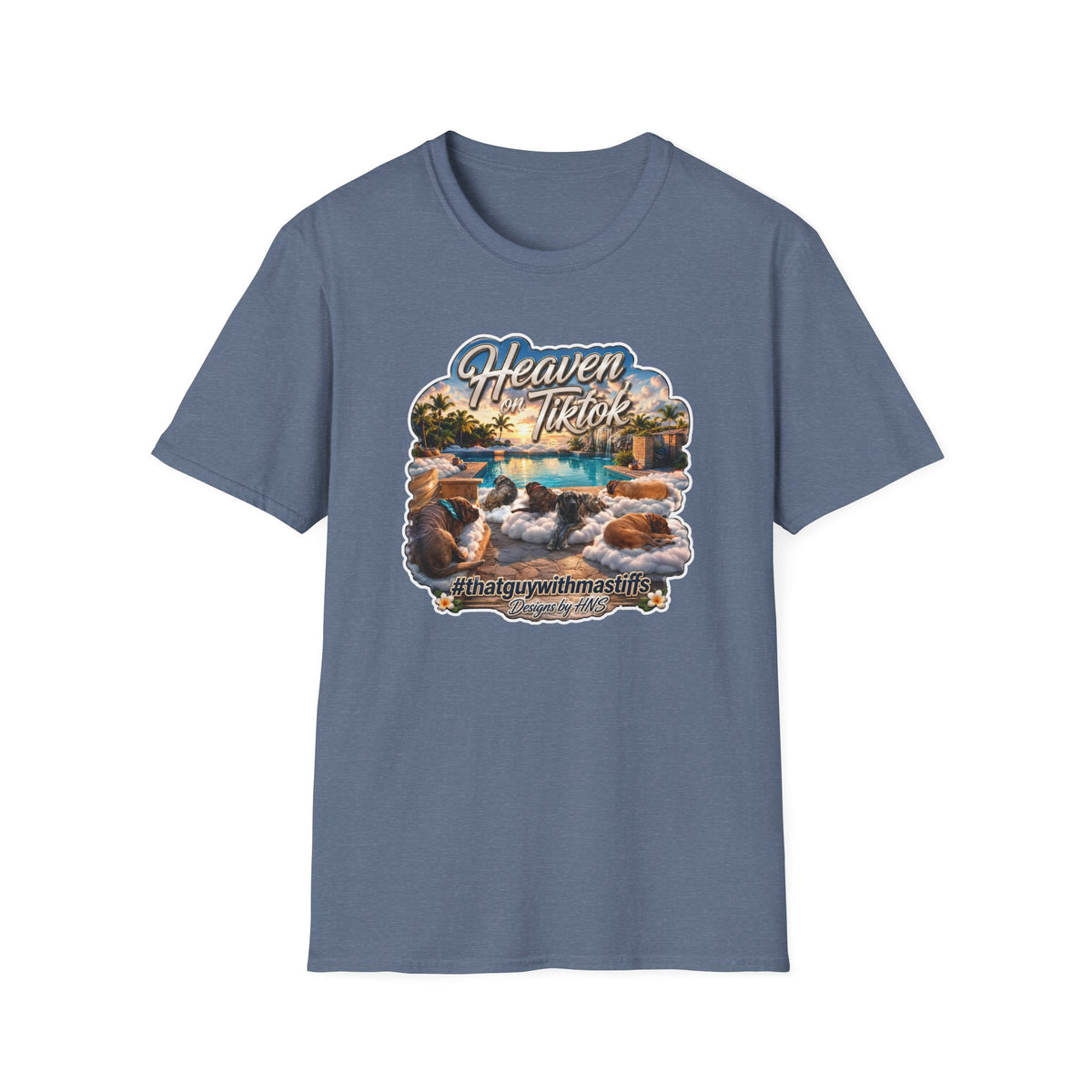 Heaven On TikTok Poolside Crew Unisex Tee – Official That Guy With Mastiffs Merch