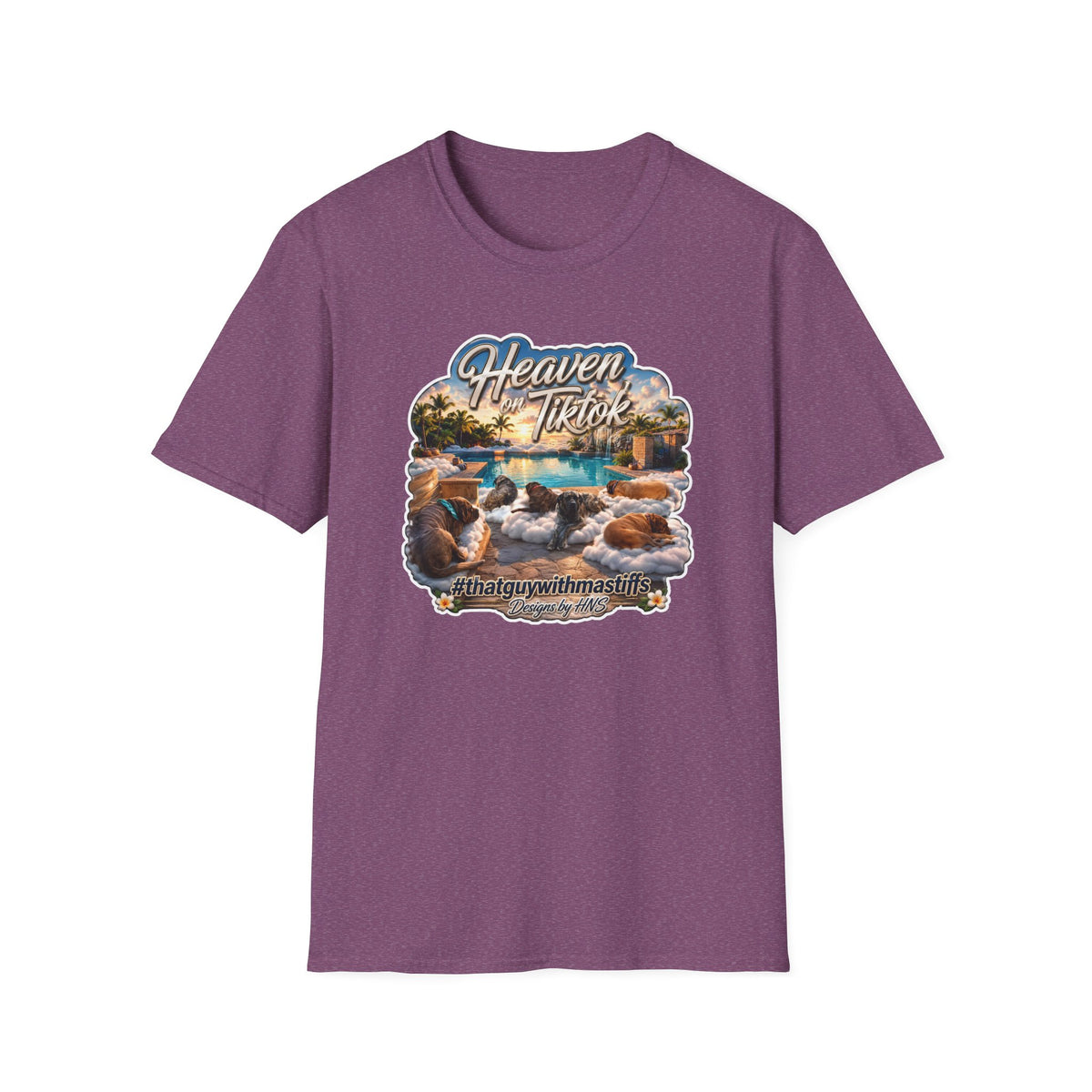 Heaven On TikTok Poolside Crew Unisex Tee – Official That Guy With Mastiffs Merch