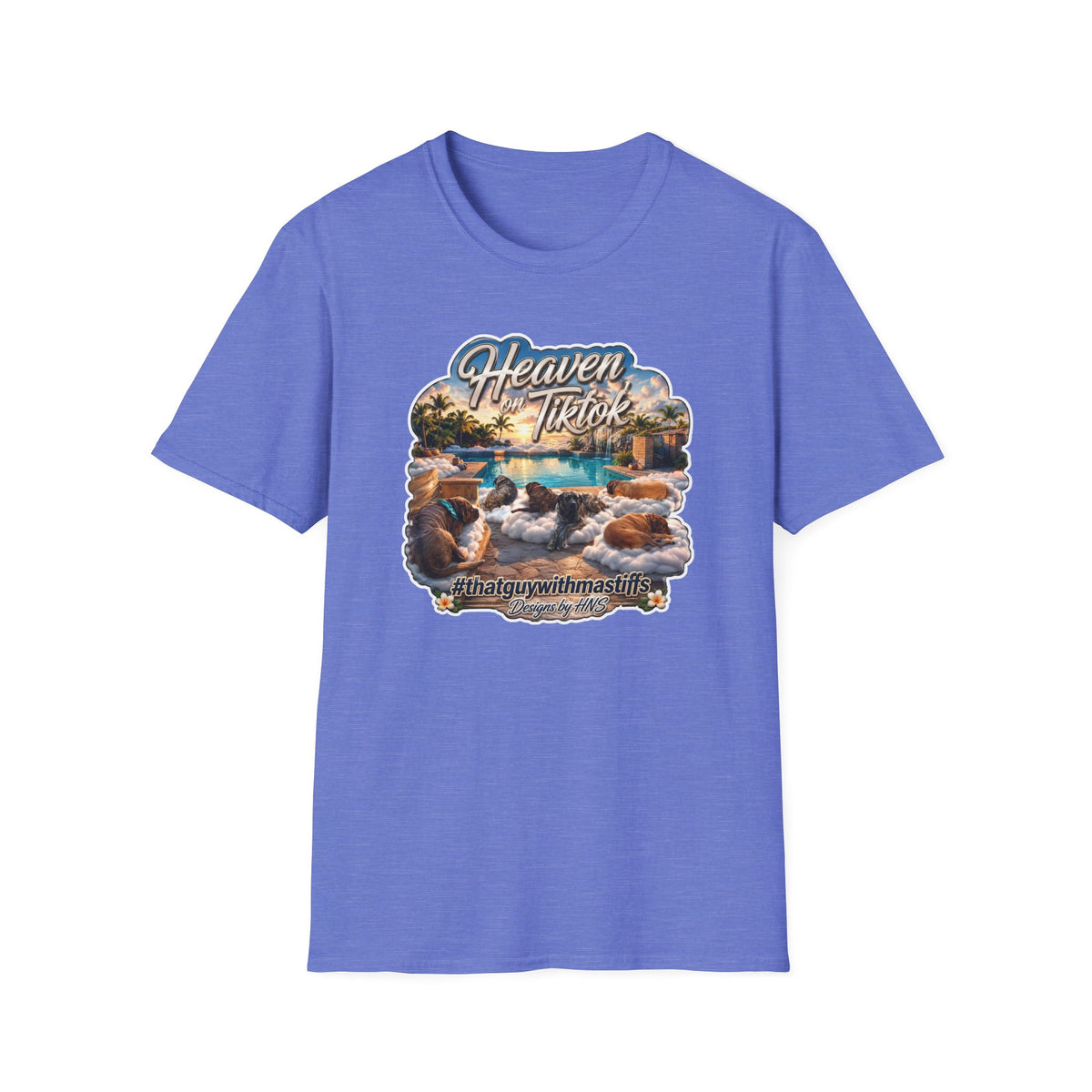 Heaven On TikTok Poolside Crew Unisex Tee – Official That Guy With Mastiffs Merch