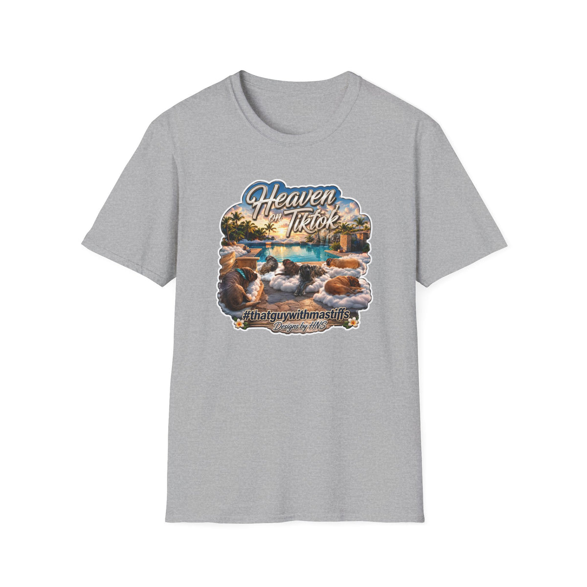 Heaven On TikTok Poolside Crew Unisex Tee – Official That Guy With Mastiffs Merch